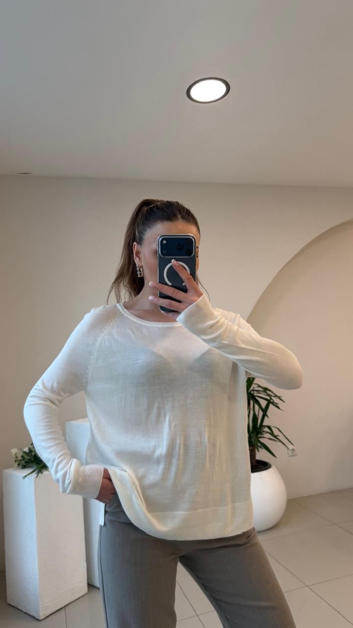 PAMUK BASİC DİLVİN BLUZ EKRU 