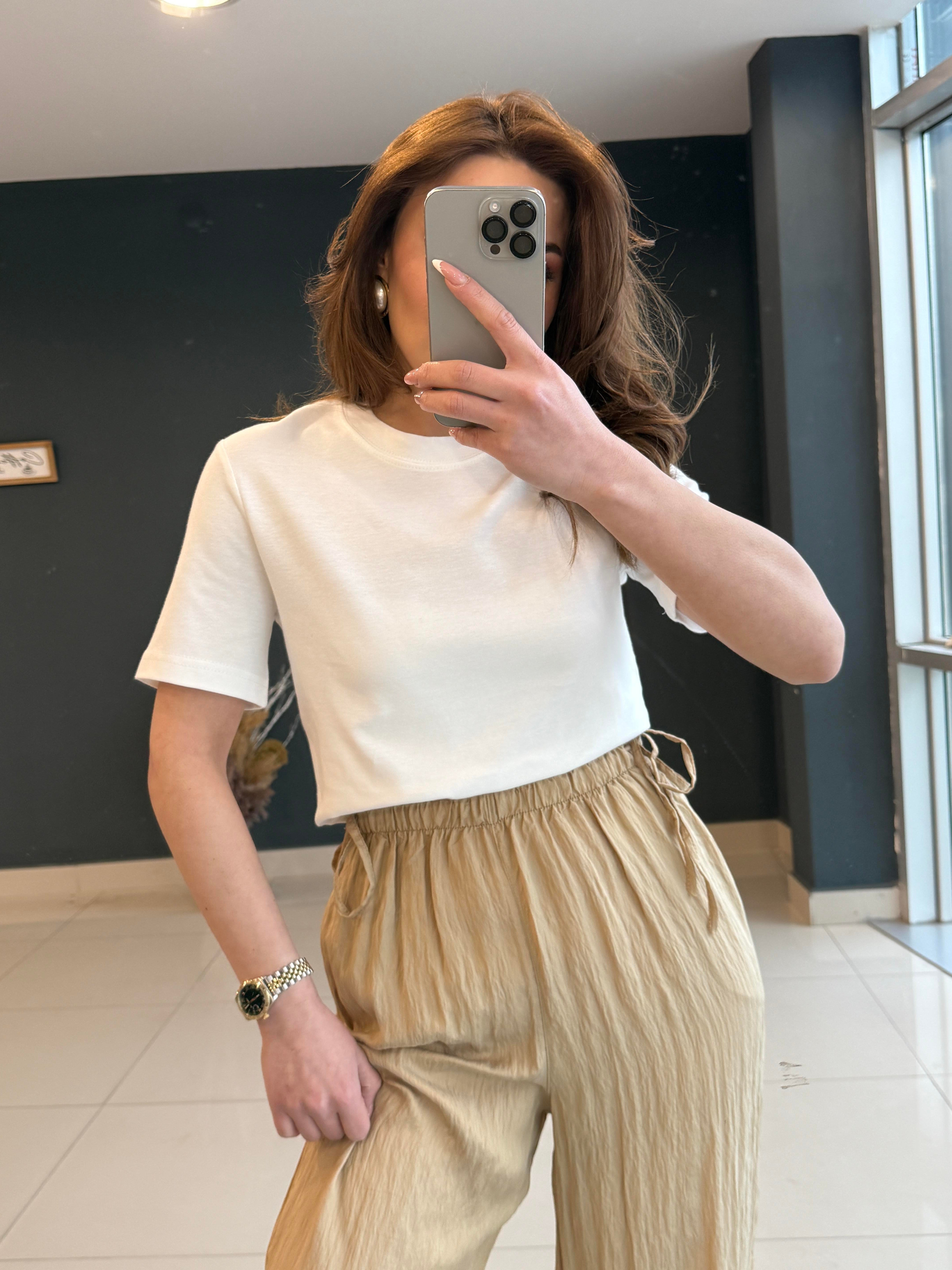 PAMUK BASİC THİŞÖRT BEYAZ