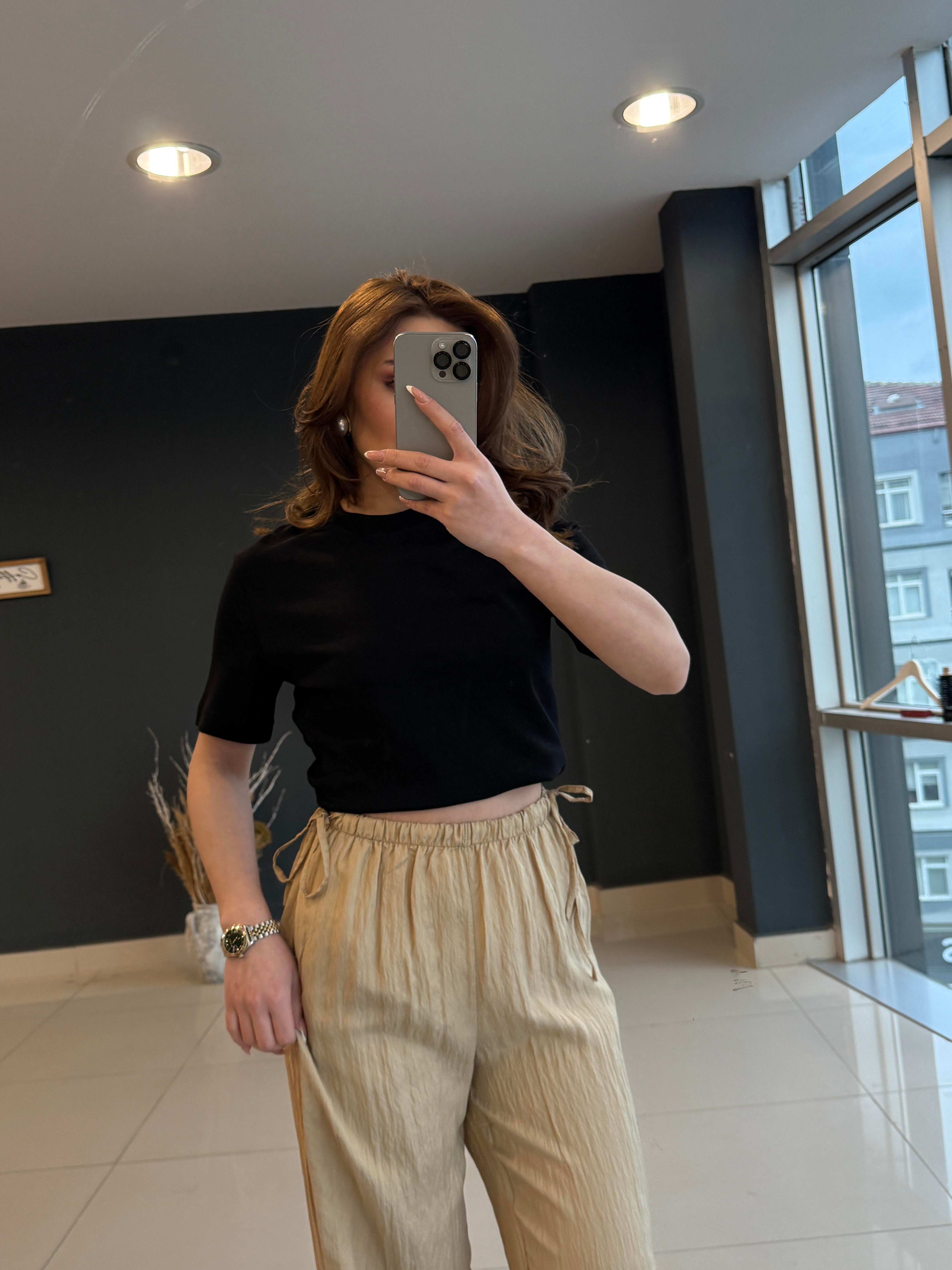 PAMUK BASİC THİŞÖRT SİYAH