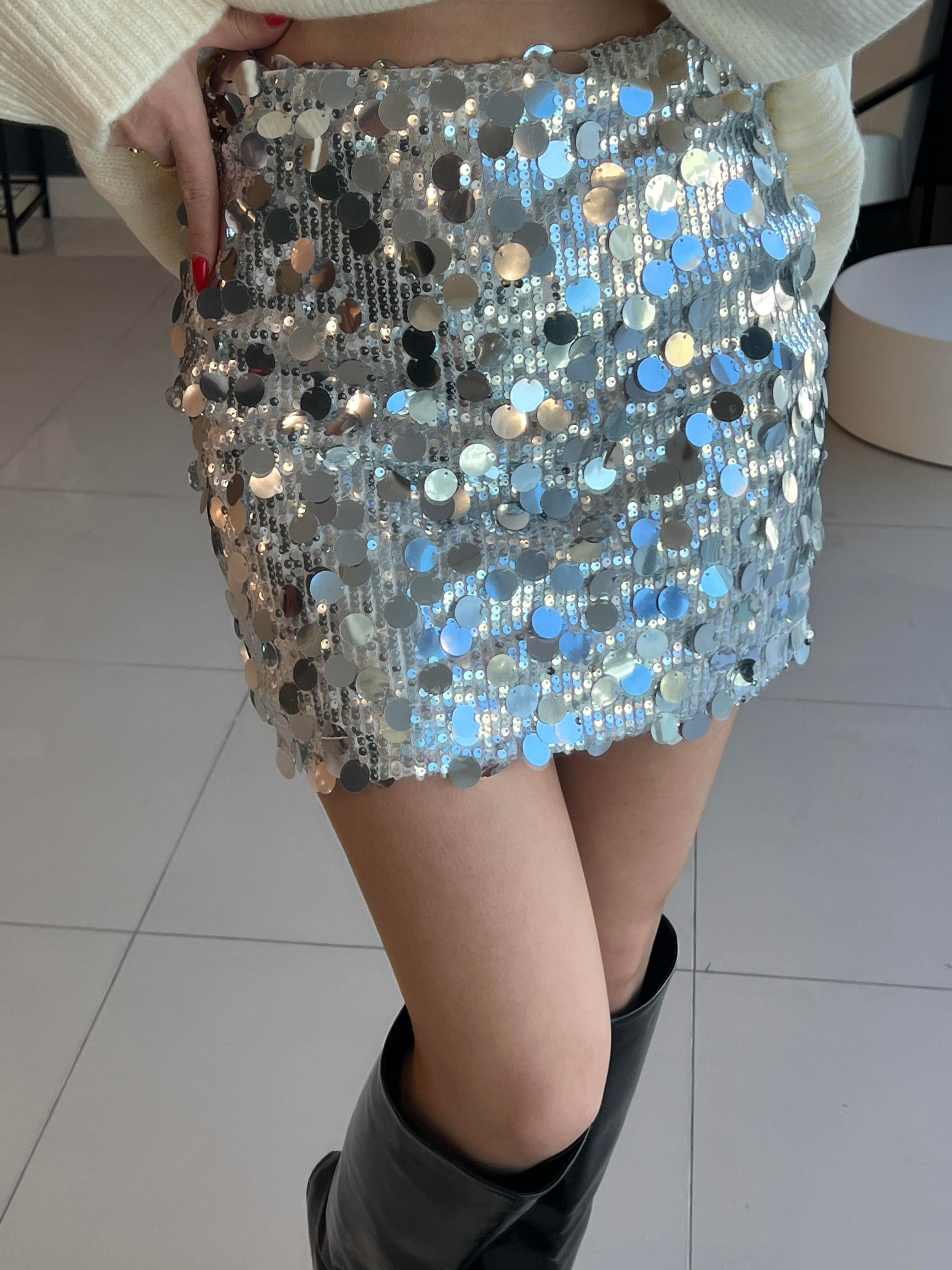 PAYETLİ GÜMÜŞ ETEK 