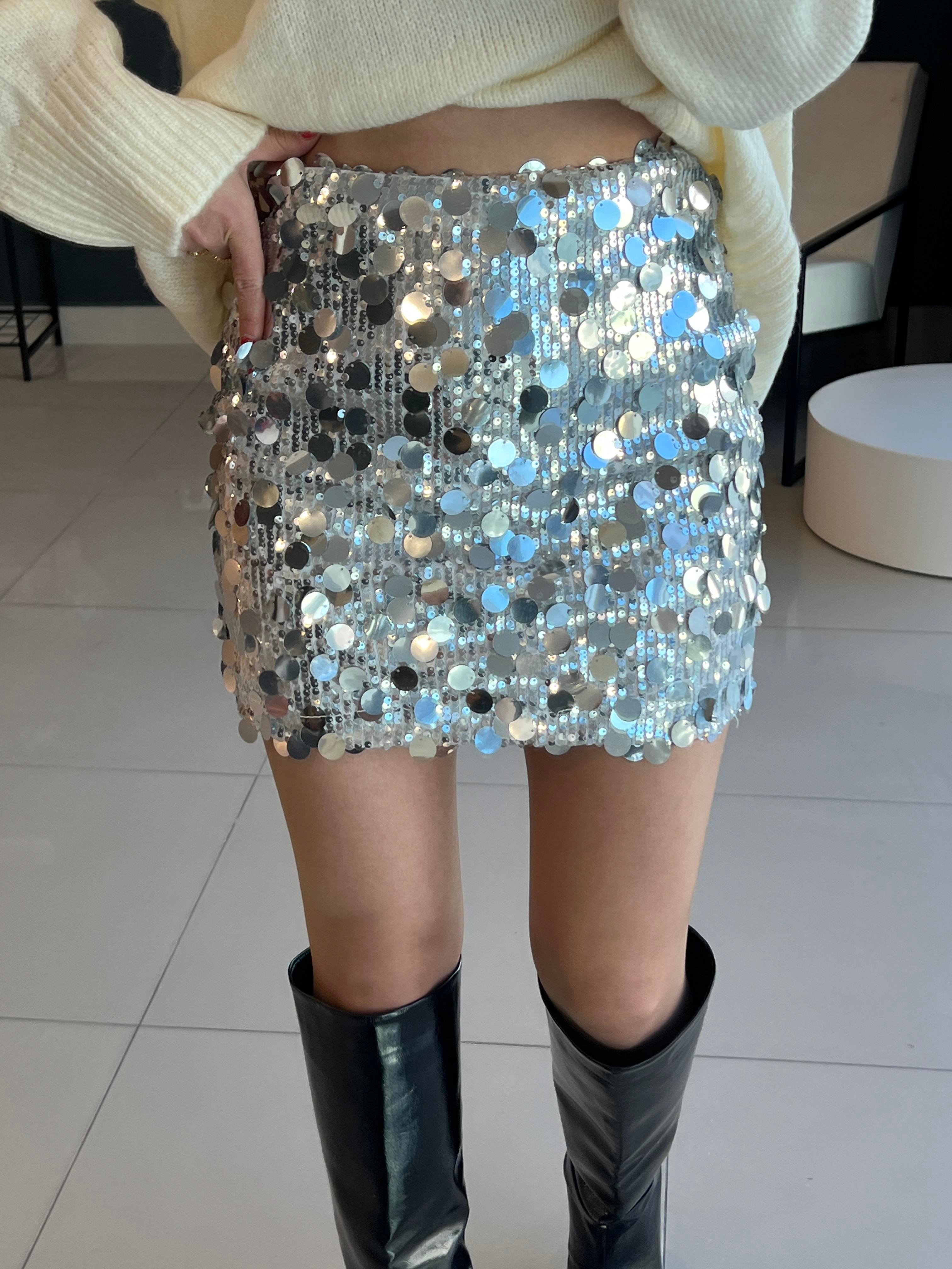 PAYETLİ GÜMÜŞ ETEK 