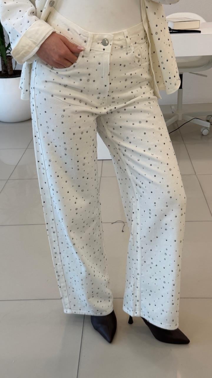 PREMİIM SERİ TAŞLI BOL PAÇA PANTOLON