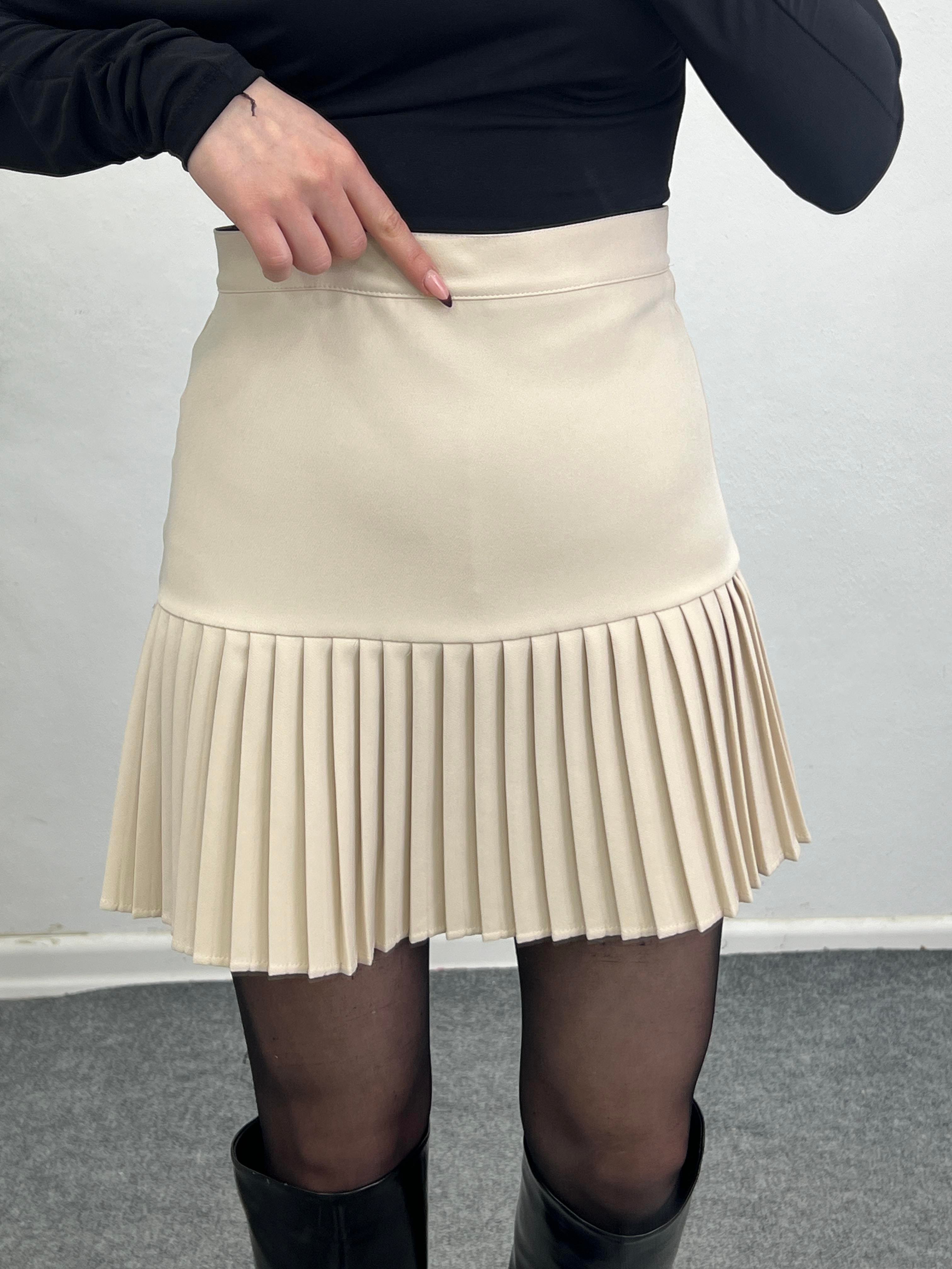 PREMİUM KALİTE  PLİSELİ ETEK TAŞ