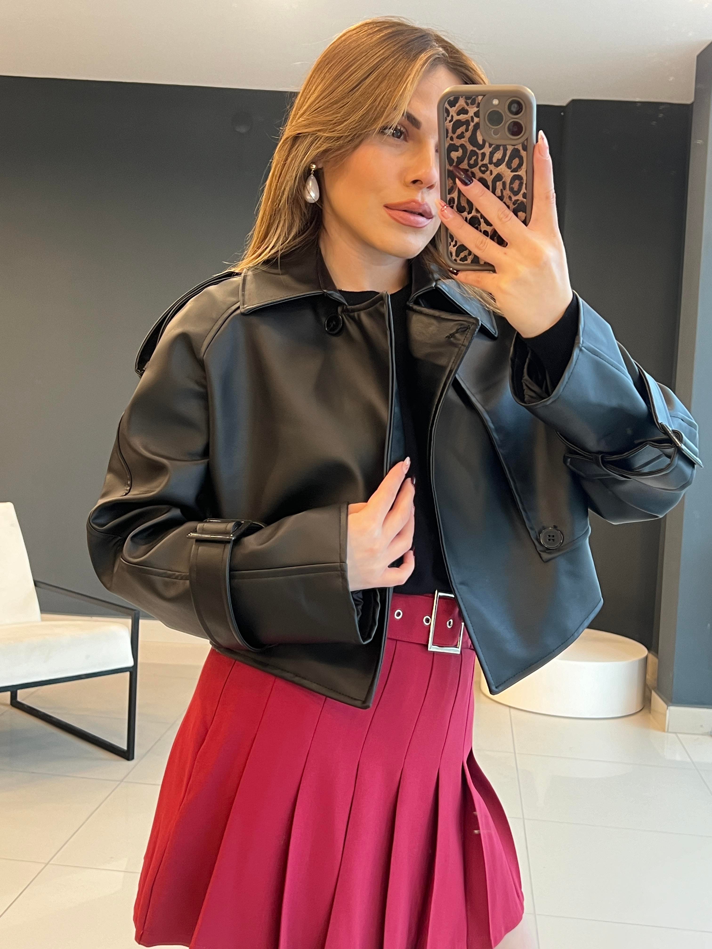 PREMIUM KISA DERİ CEKET 