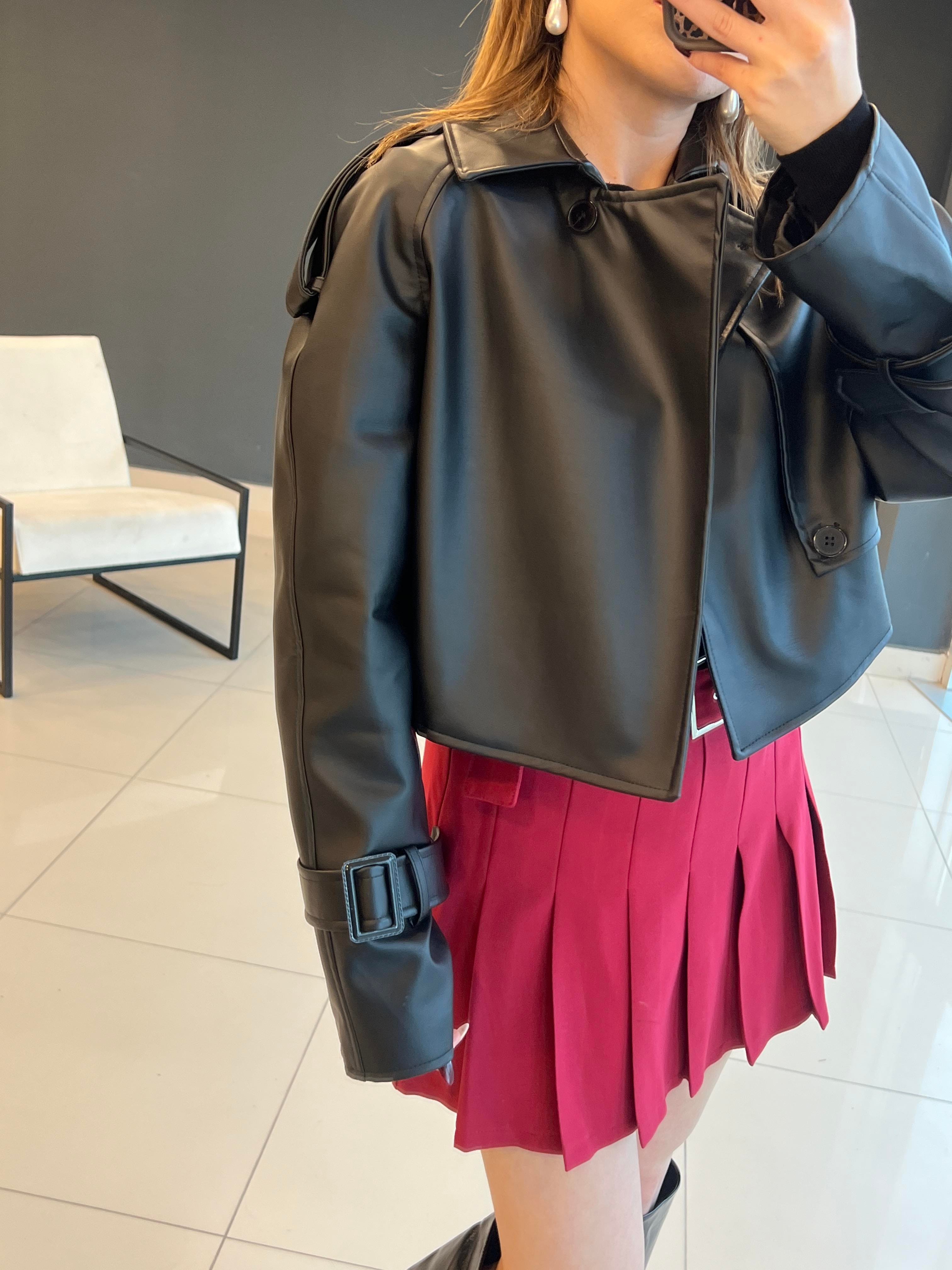 PREMIUM KISA DERİ CEKET 