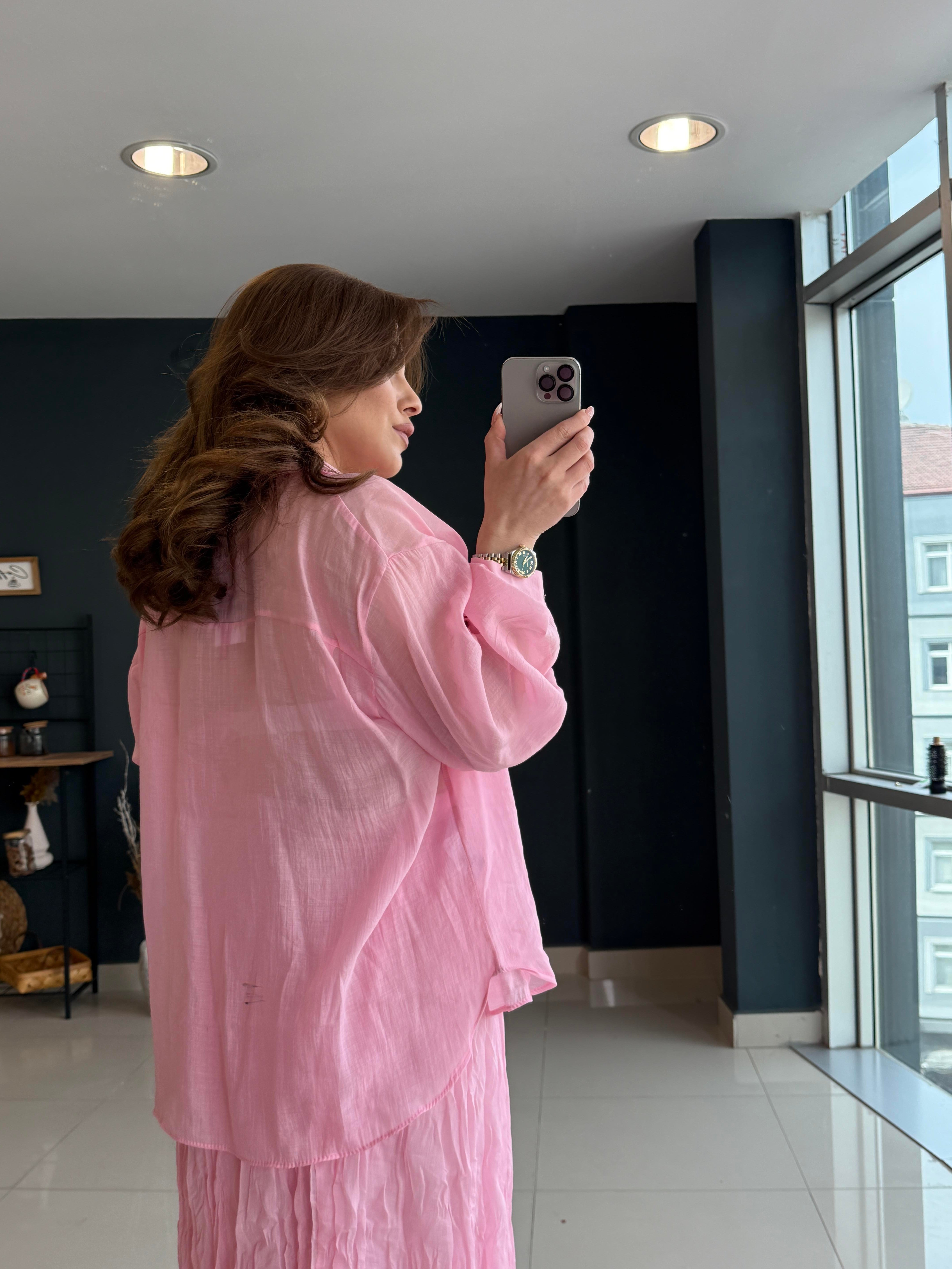 PREMİUM SERİ GÖMLEK PEMBE