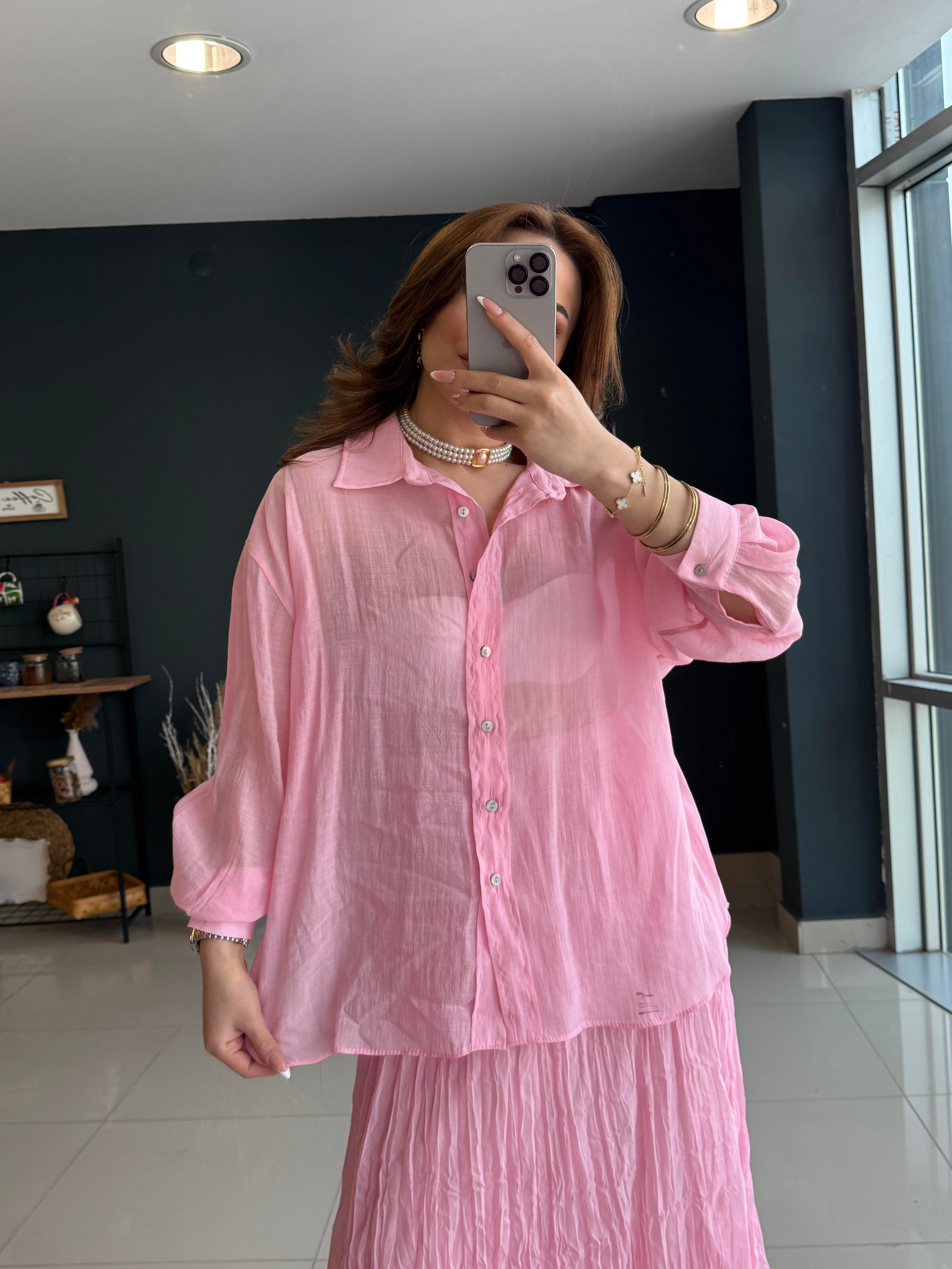 PREMİUM SERİ GÖMLEK PEMBE