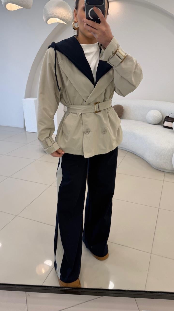 PREMIUM SERİ TRENÇLİ İKİLİ TAKIM