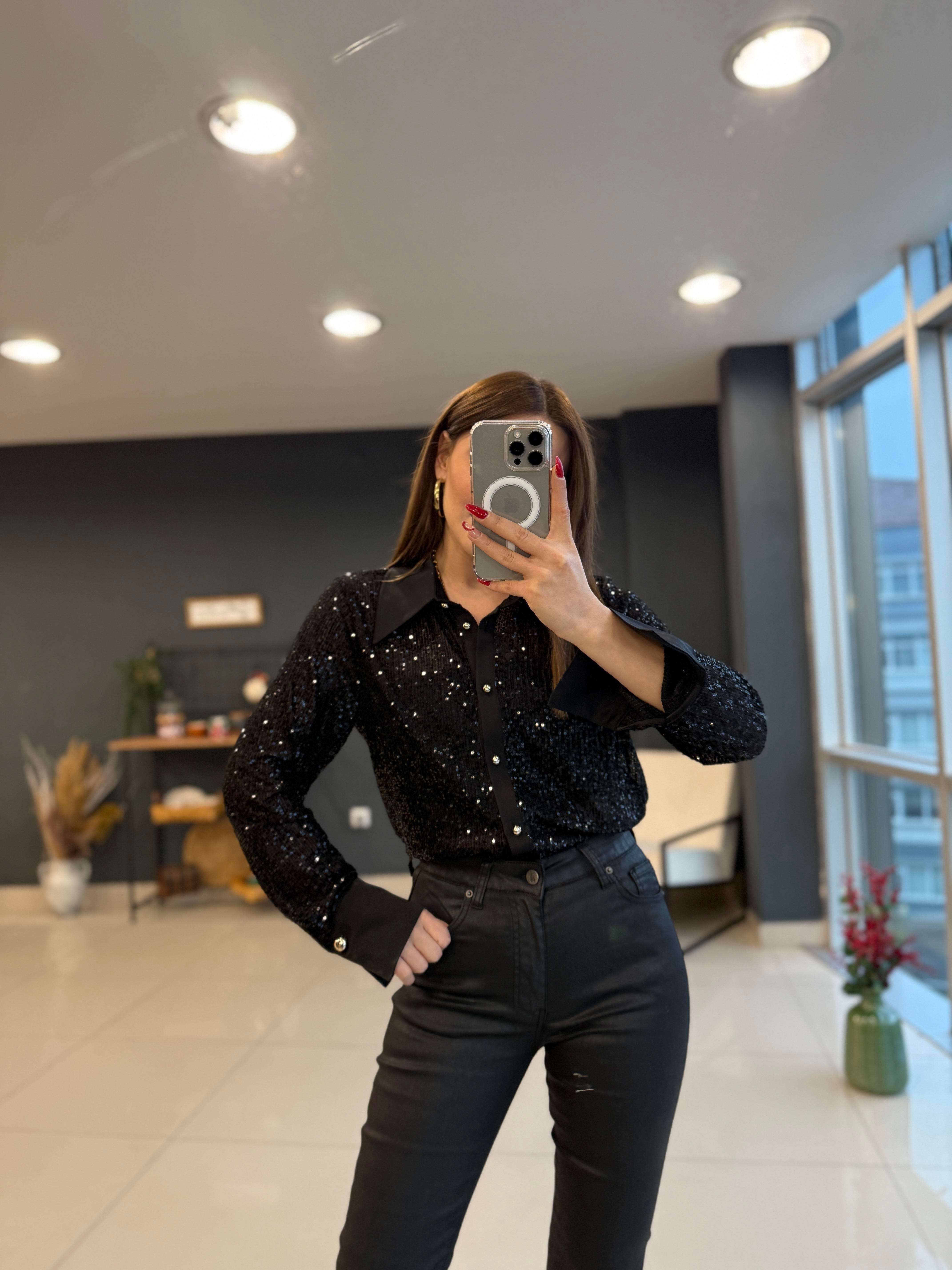 PULPAYET SİYAH GÖMLEK