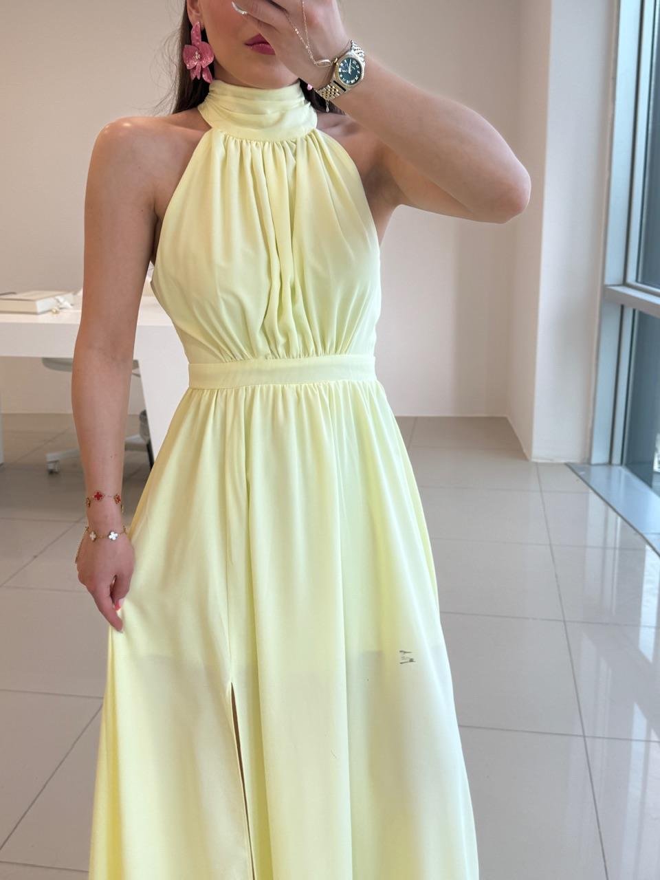 SARI TÜL ELBİSE