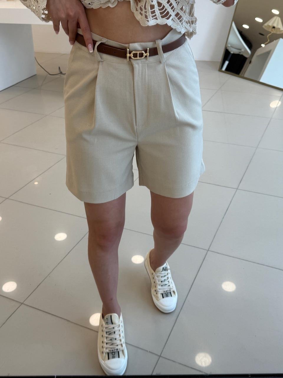 ŞEHİR BOY KREM ŞORT