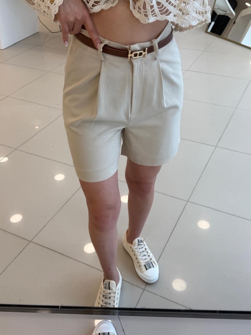 ŞEHİR BOY KREM ŞORT
