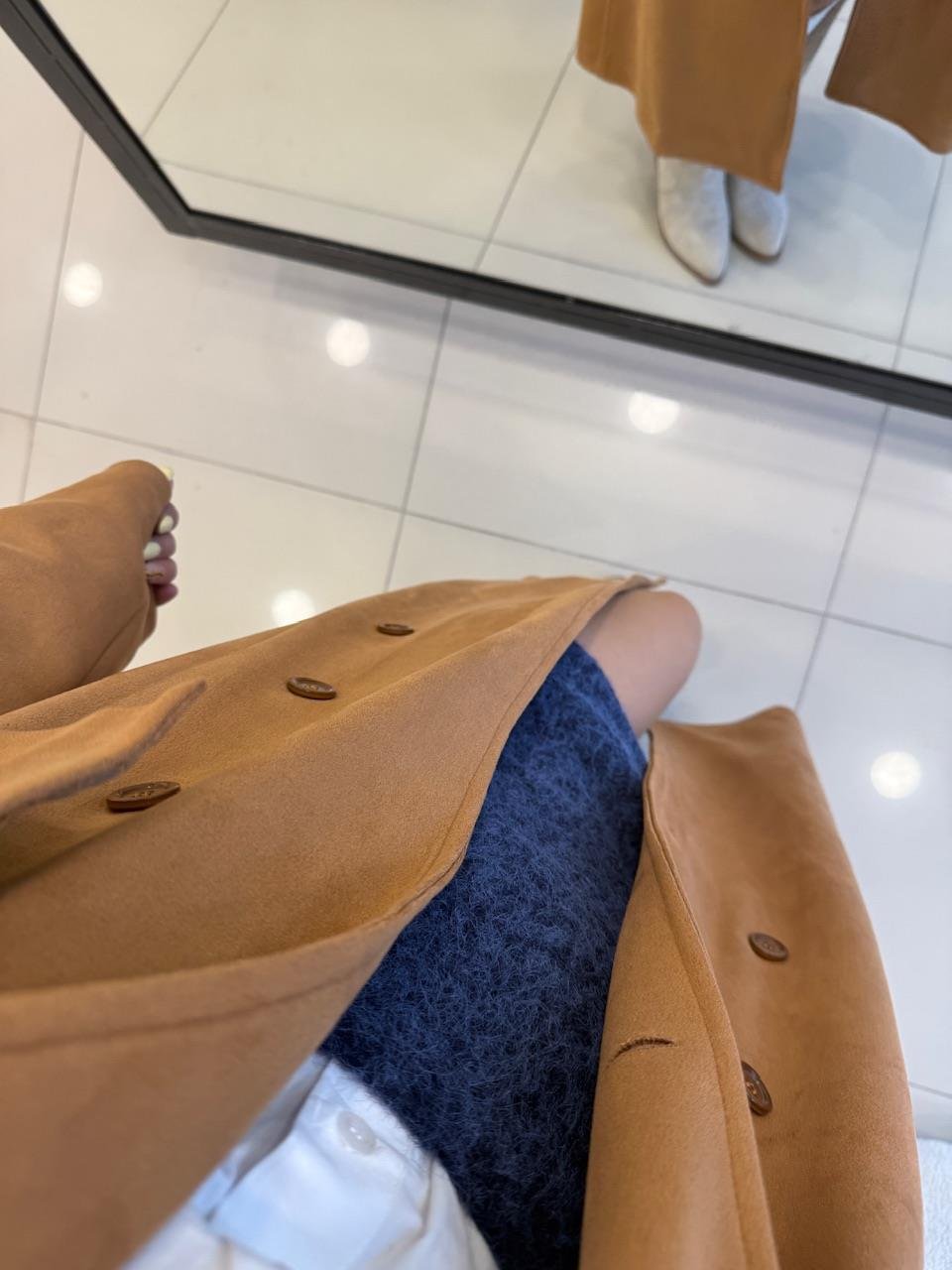 SÜET TREÇKOT CAMEL