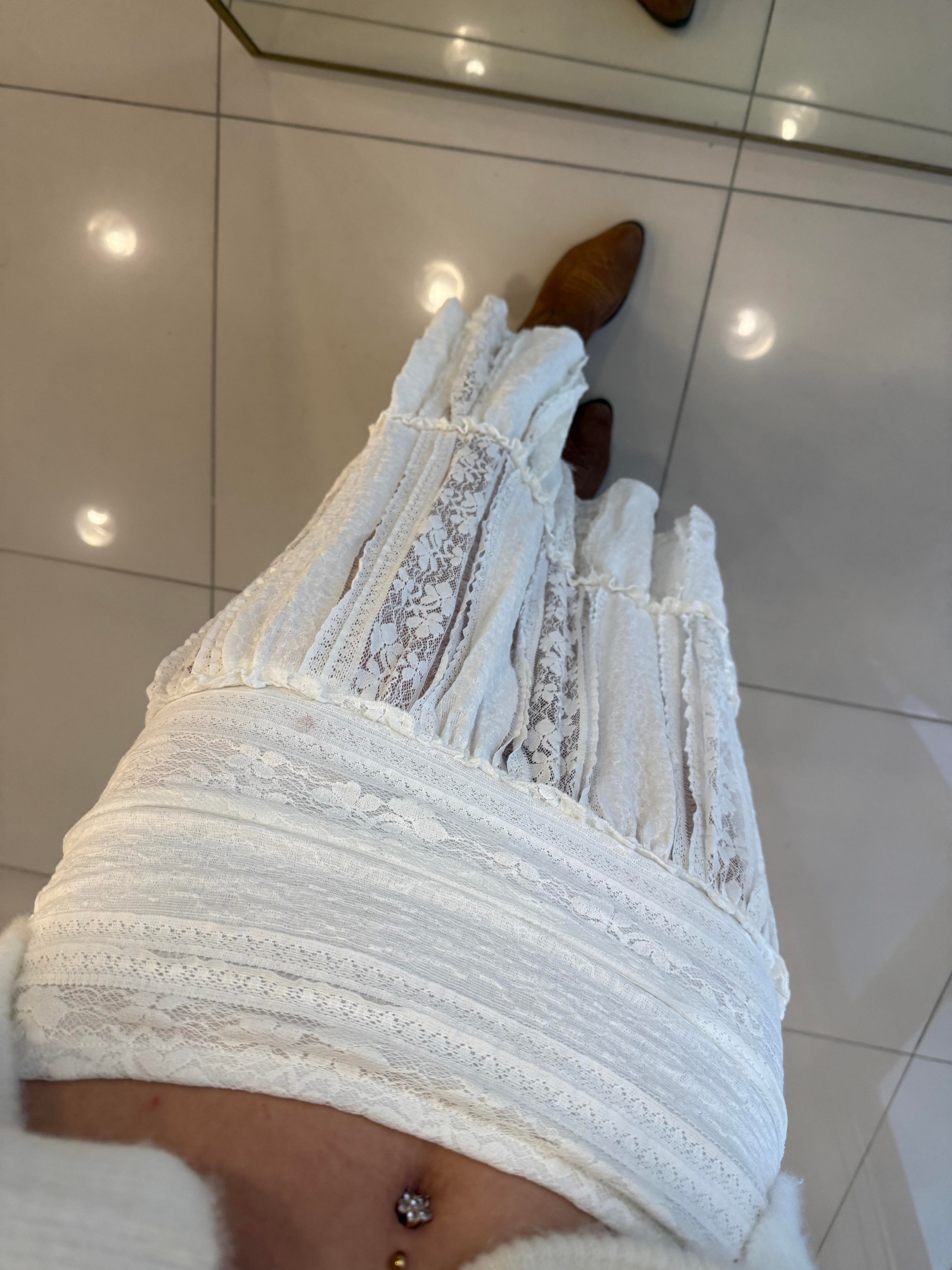 TASARIM DANTELLİ ETEK