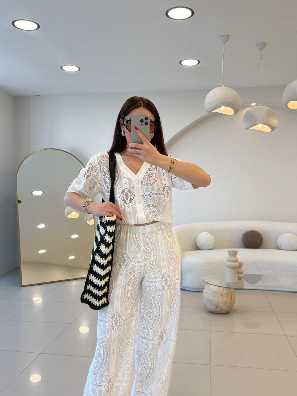 TASARIM DANTELLİ İKİLİ TAKIM 