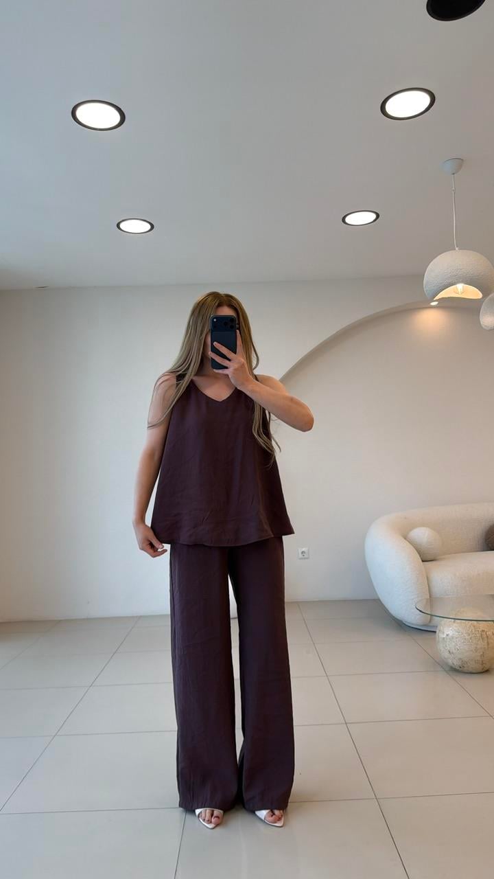 Tensel Premium İkili Takım Bordo 