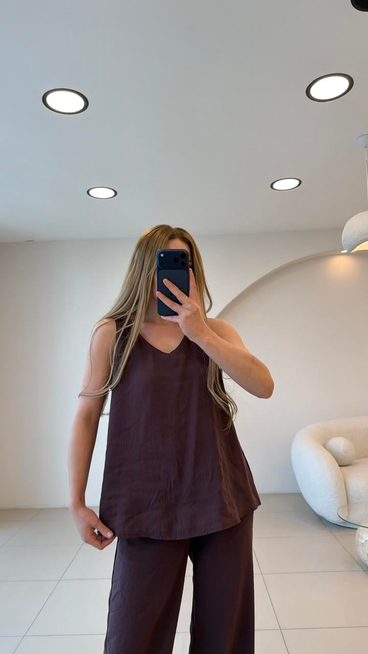 Tensel Premium İkili Takım Bordo 