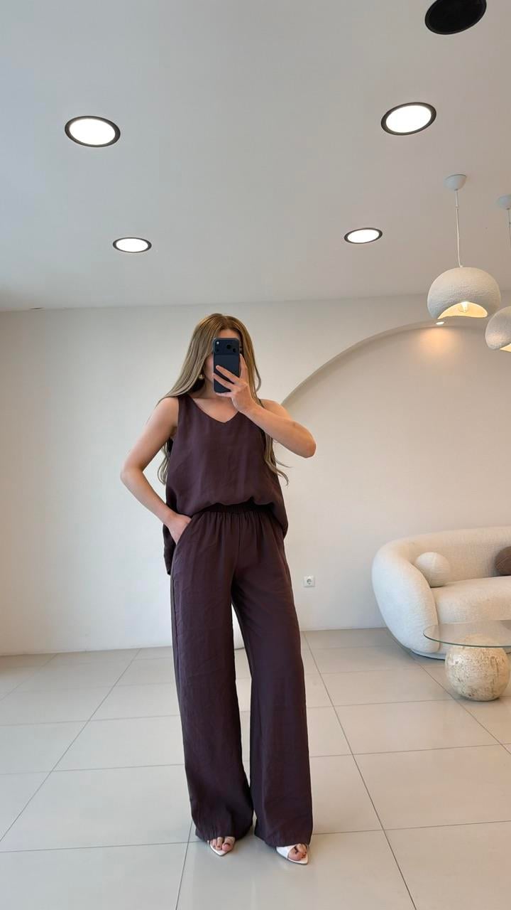 Tensel Premium İkili Takım Bordo 