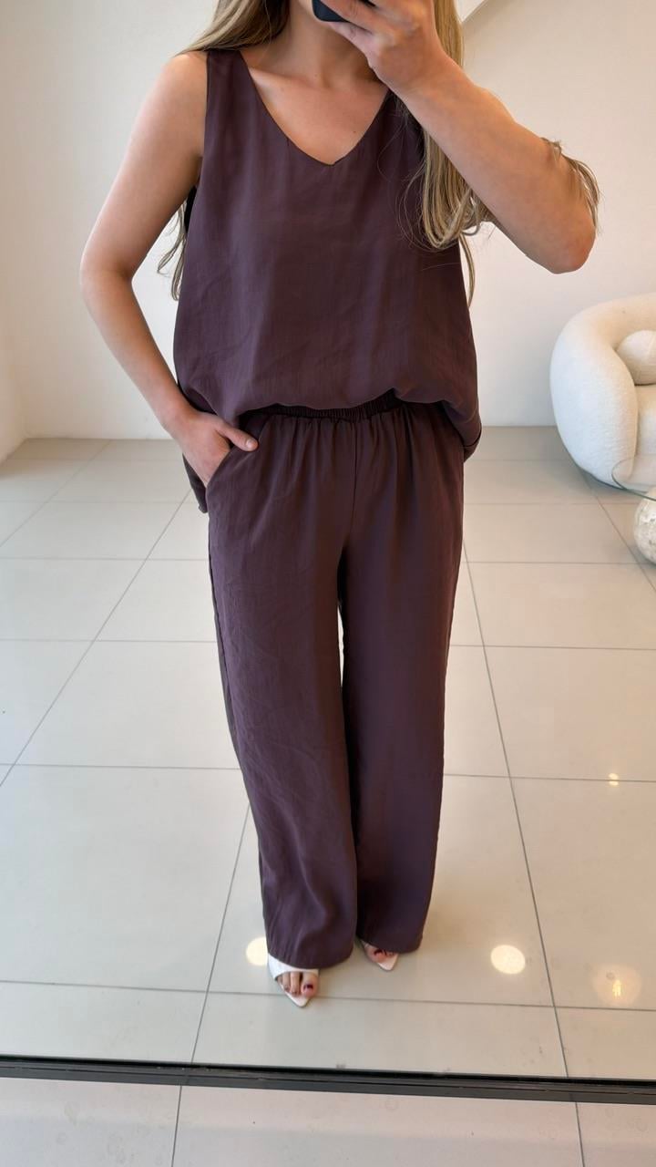 Tensel Premium İkili Takım Bordo 