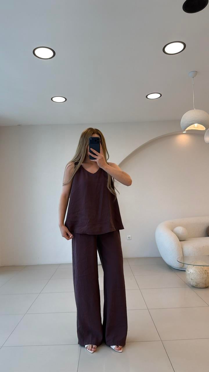 Tensel Premium İkili Takım Bordo 