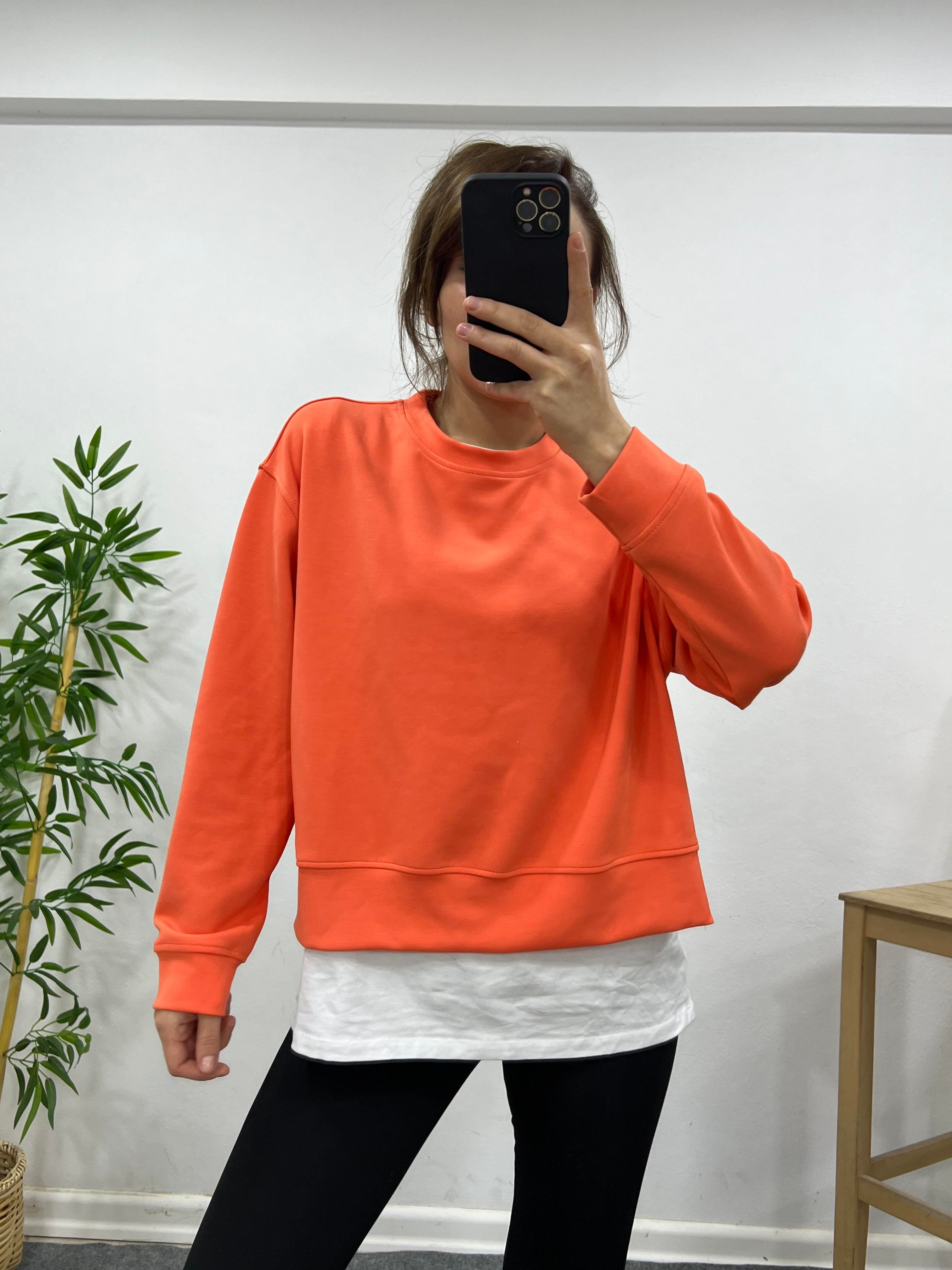 TURUNCU OYSHO KUMAŞ SWEAT