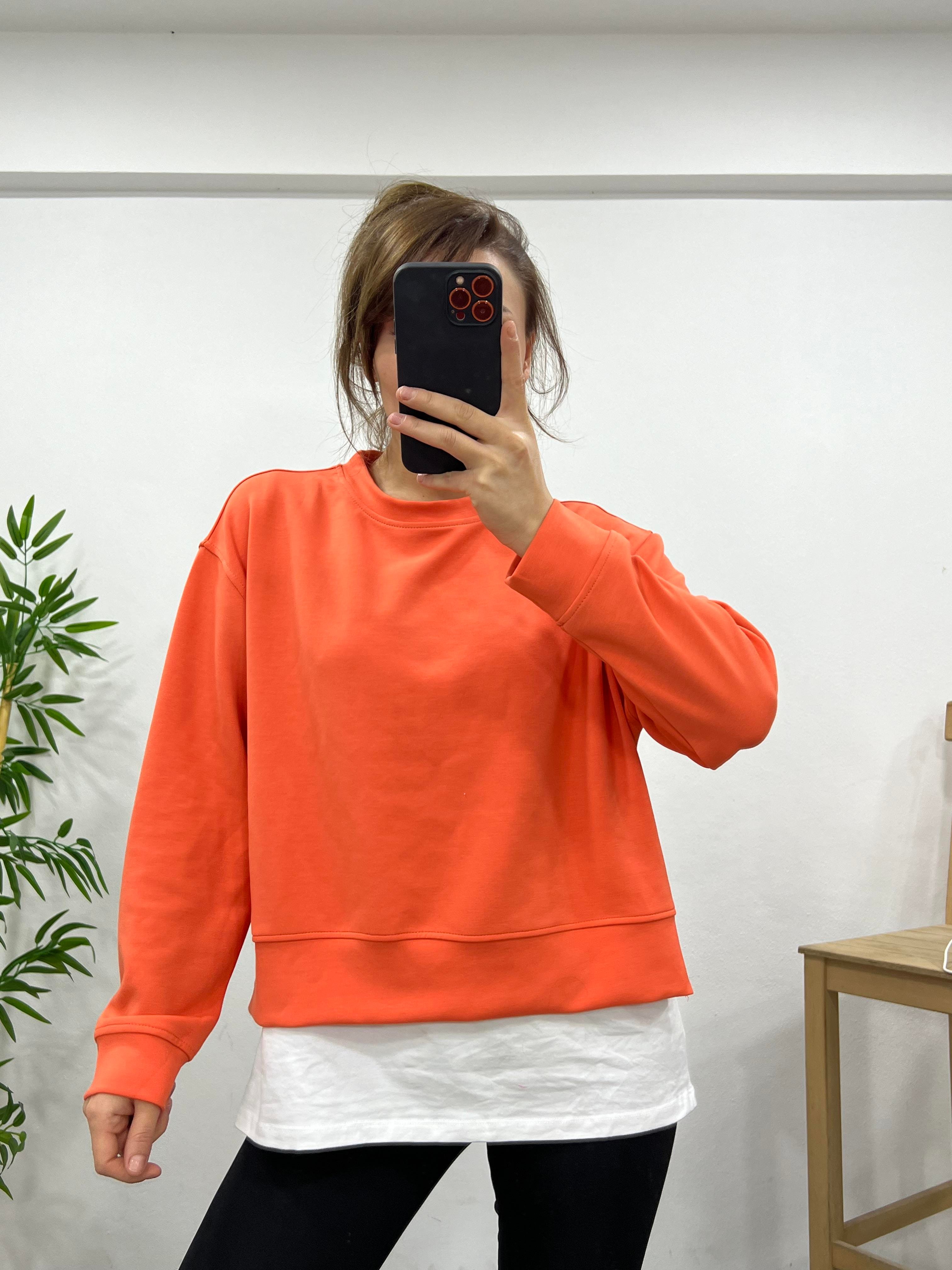 TURUNCU OYSHO KUMAŞ SWEAT