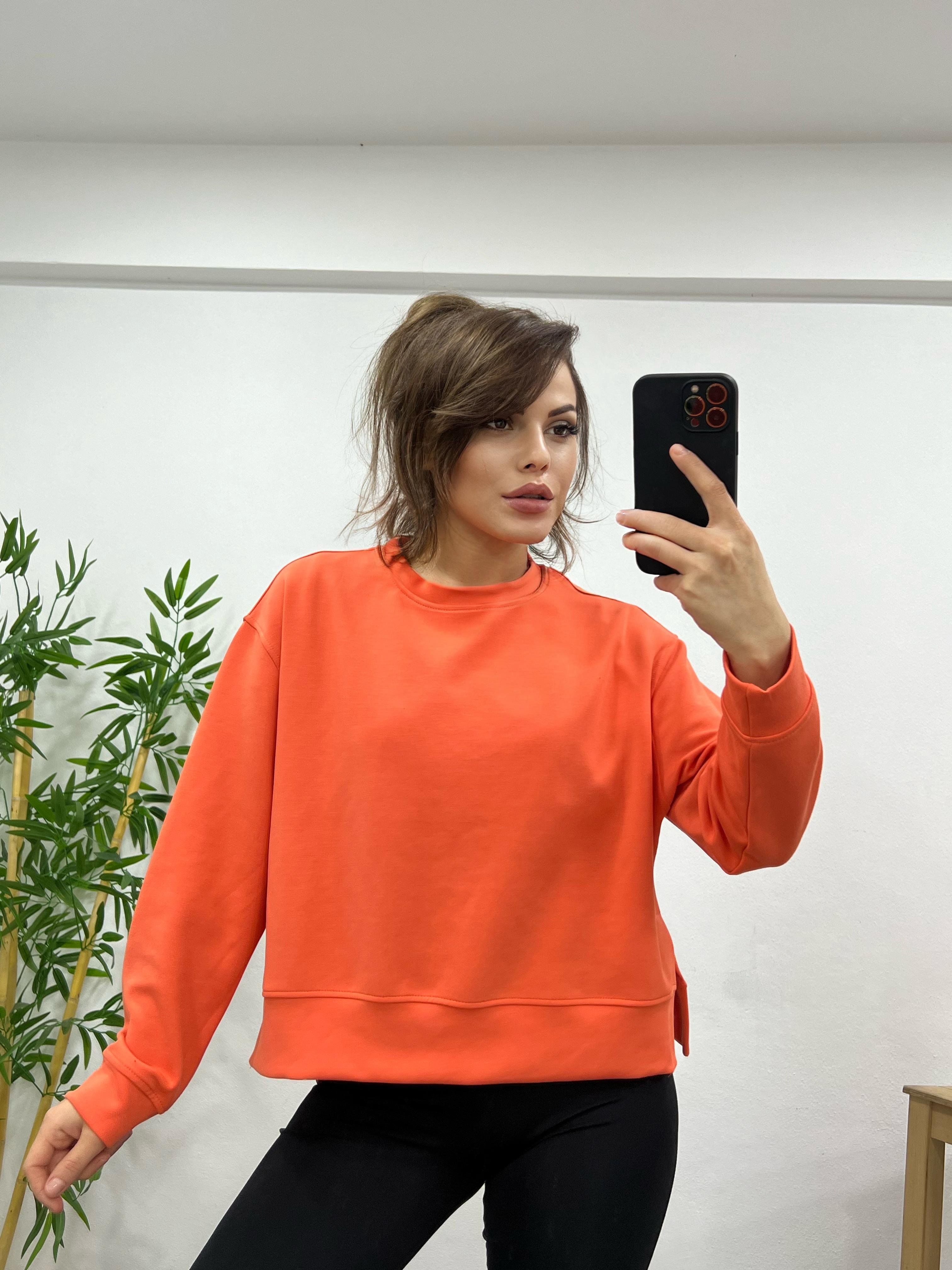 TURUNCU OYSHO KUMAŞ SWEAT