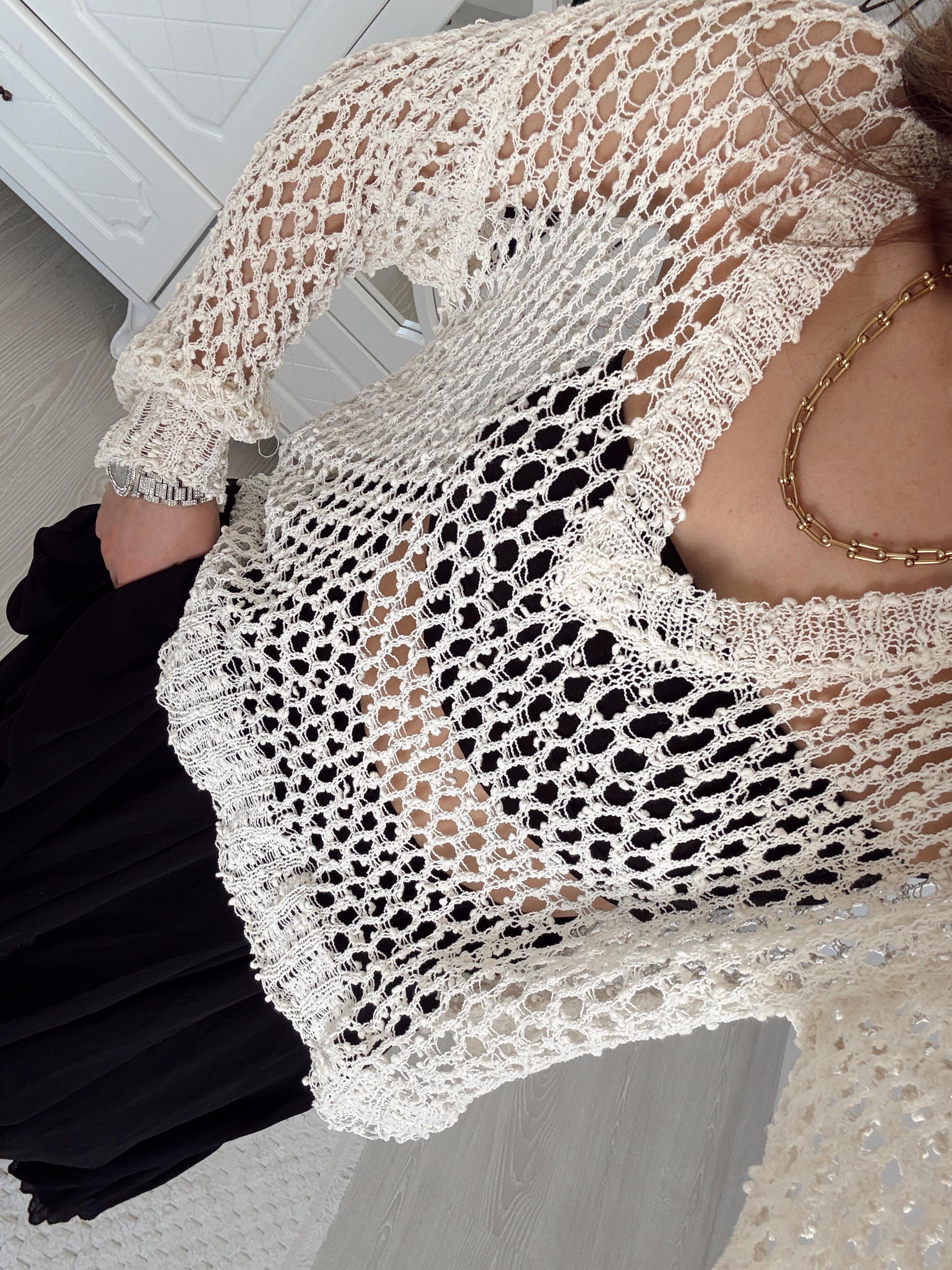 V YAKA MERSERİZE BLUZ