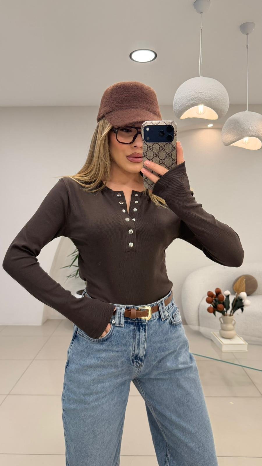 YAKA ÇITÇITLI BADY KAHVE