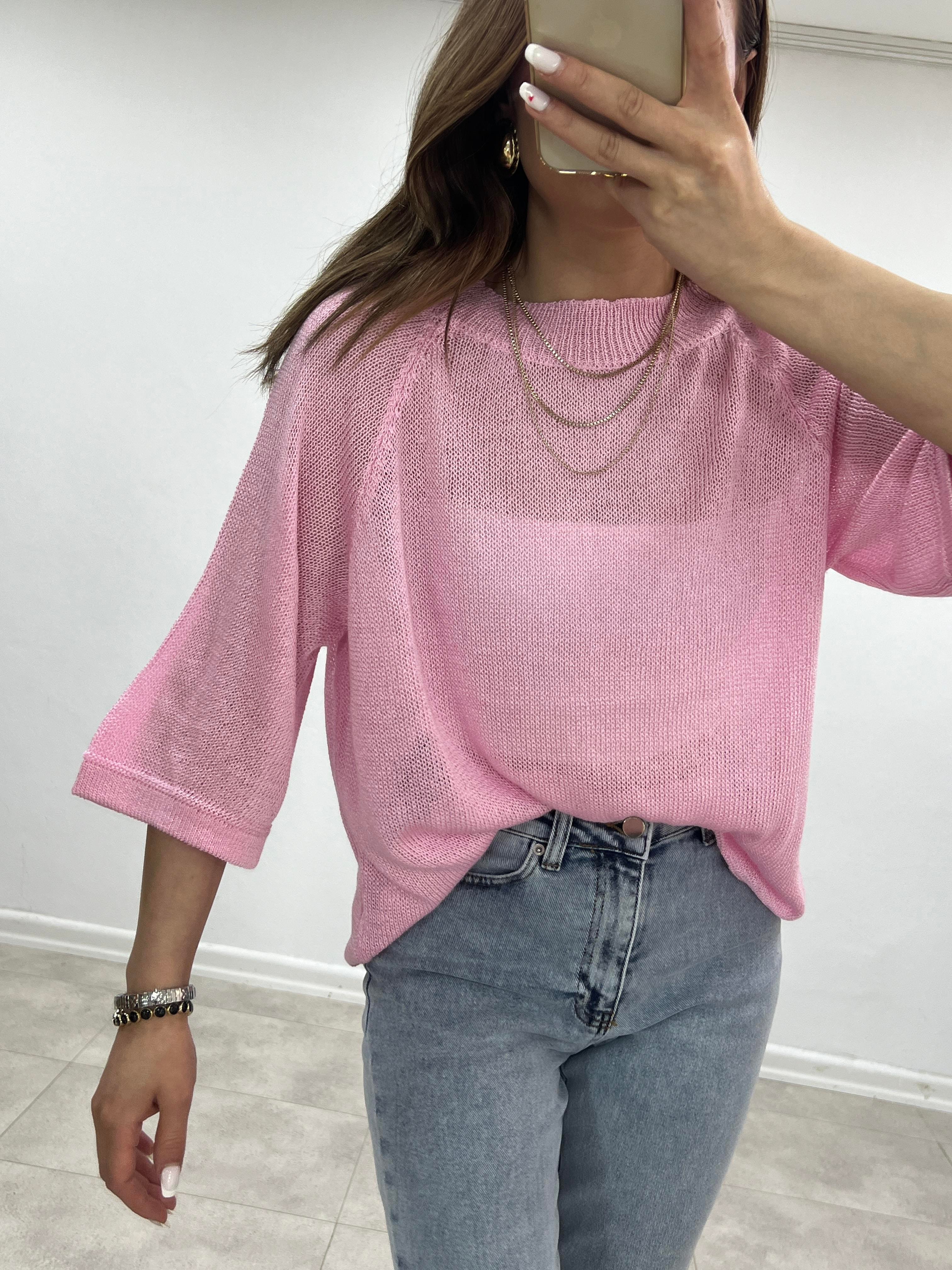 YETİM KOL MERSERİZE PEMBE 