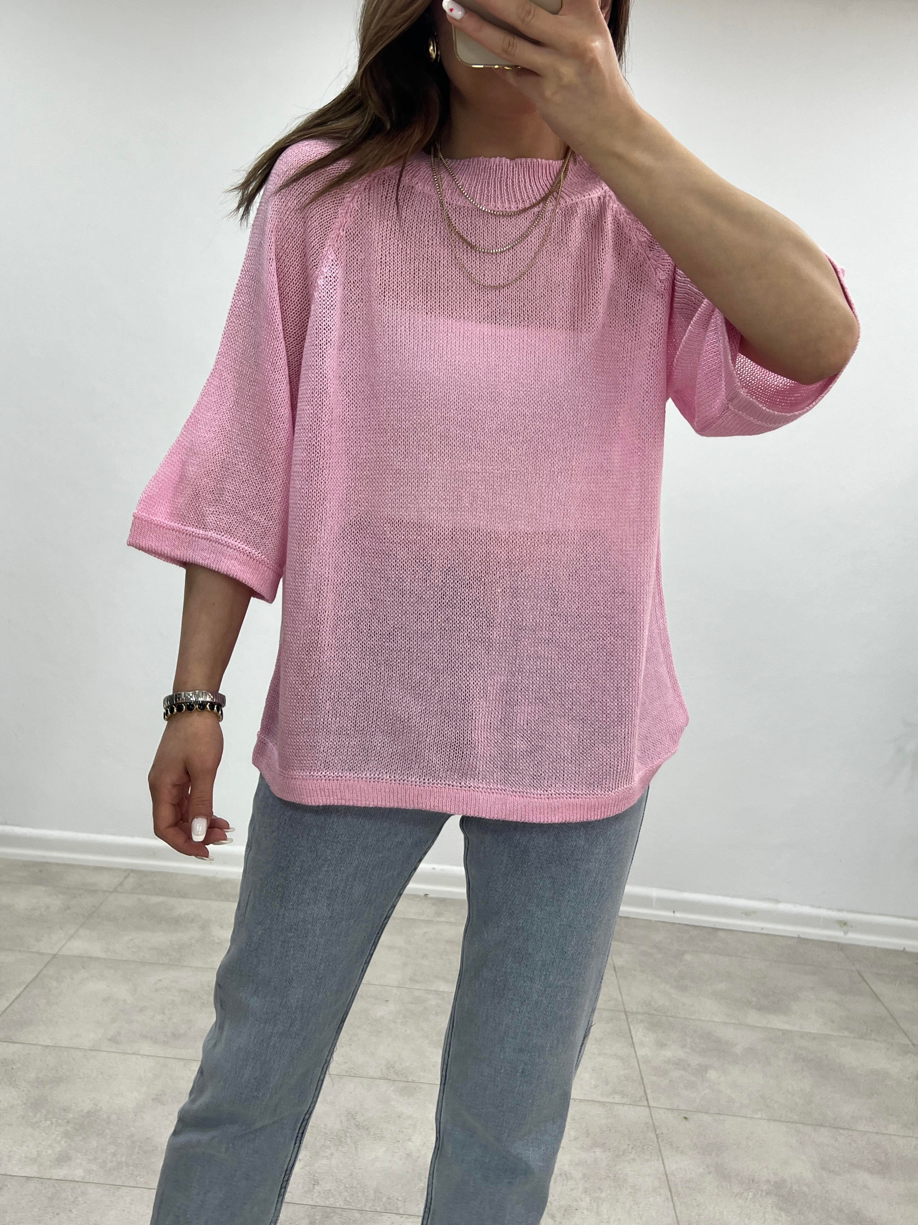 YETİM KOL MERSERİZE PEMBE 