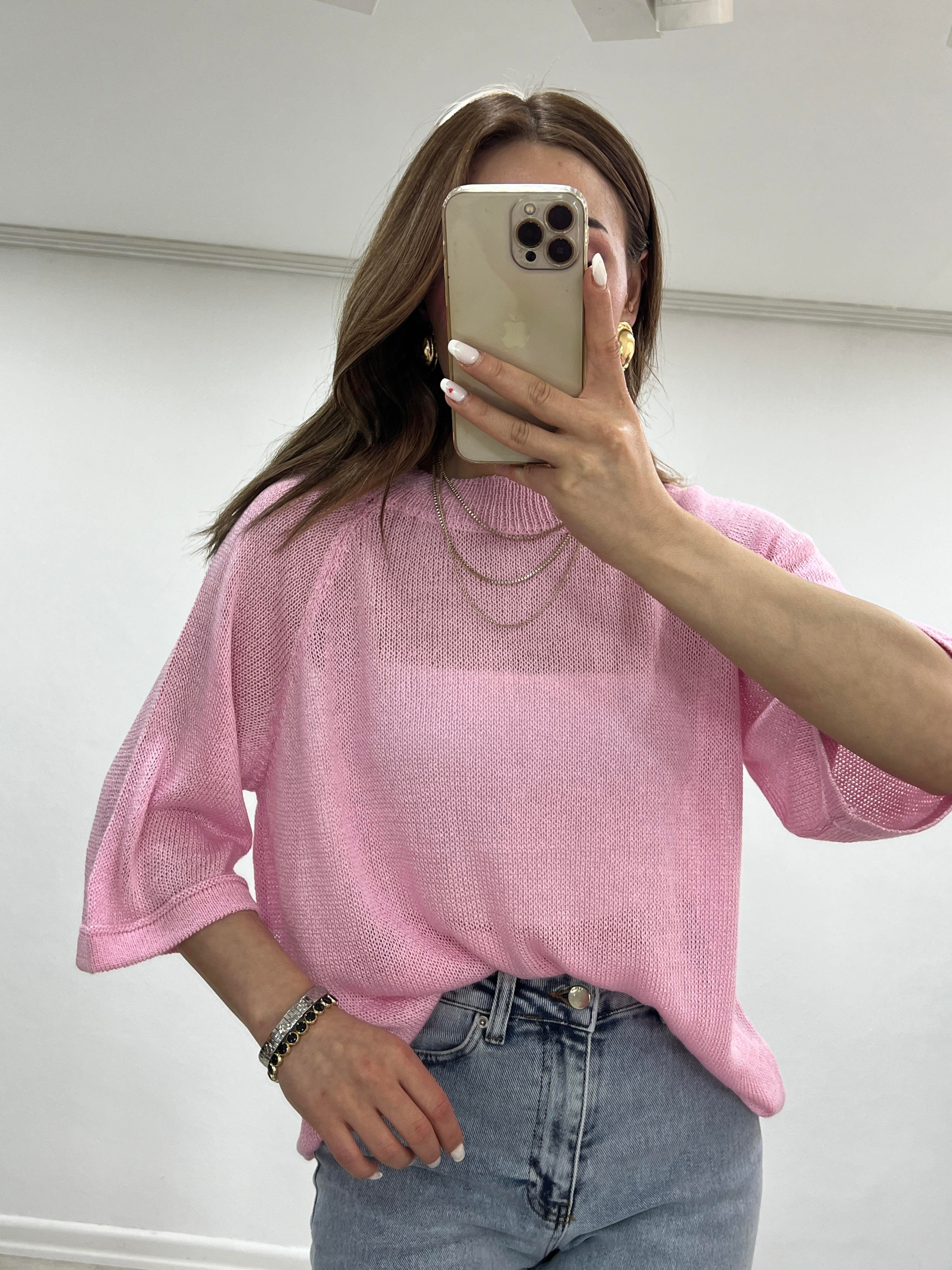 YETİM KOL MERSERİZE PEMBE 