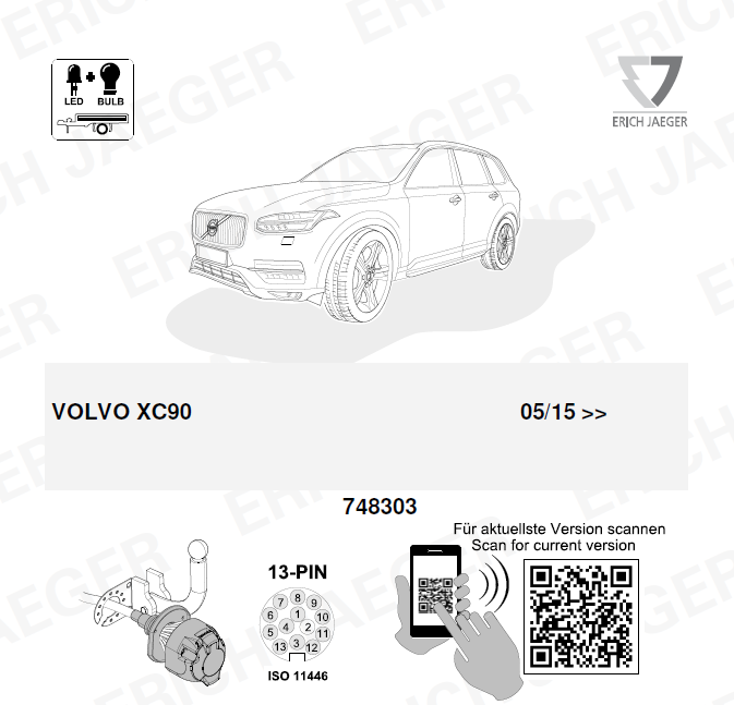  VOLVO XC90 | 2015 Sonrası Orijinal Tesisat