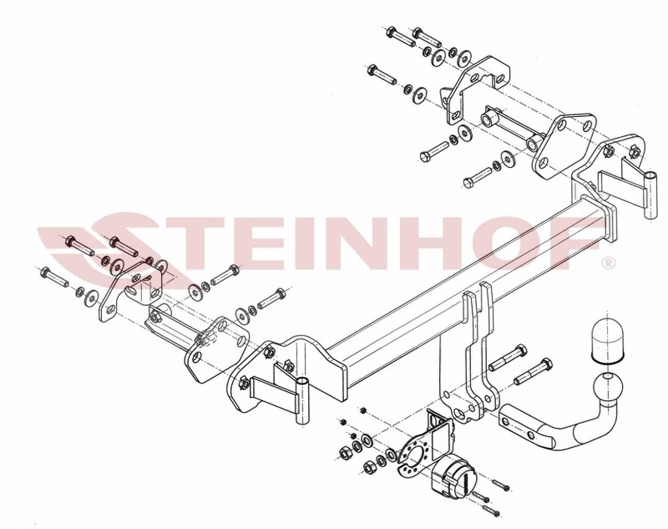 BMW 3 Seria 1998-2005 Çeki Demiri Sedan E46