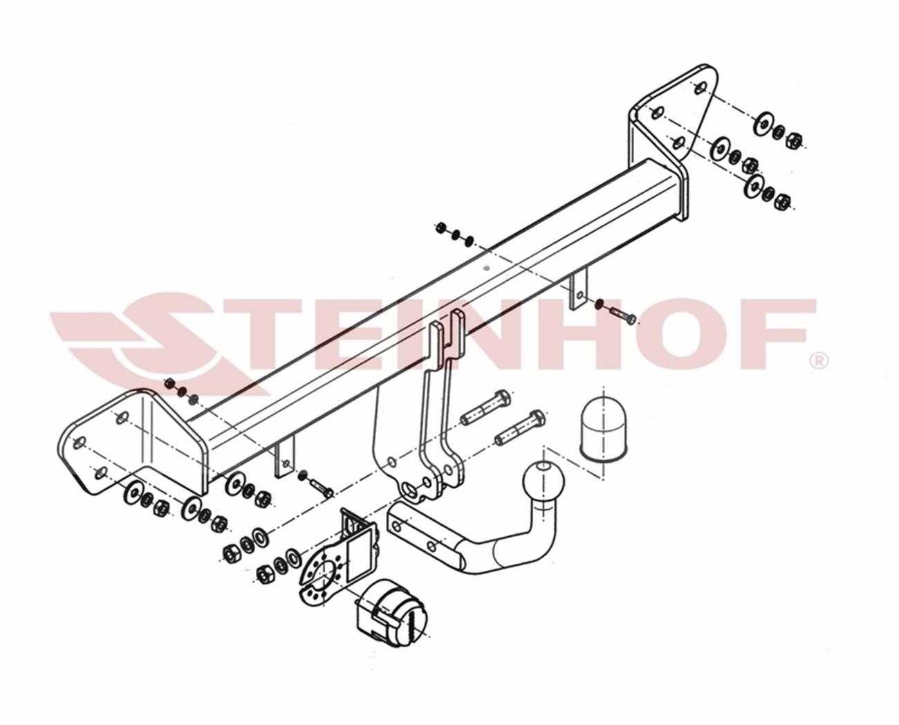 BMW 7 Seria  2005-2008  Çeki demiri  Sedan E65/E66
