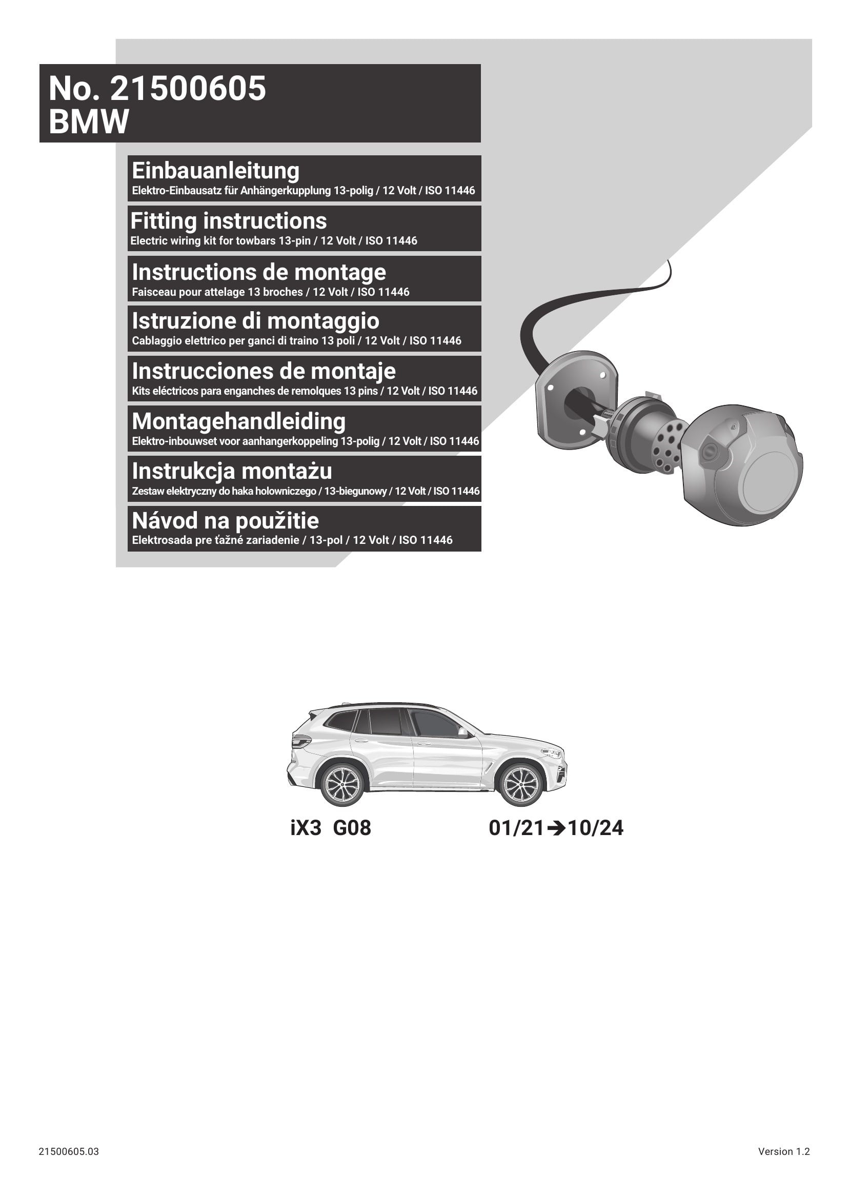 BMW iX3 G08 2021-2024 Orijinal Tesisat