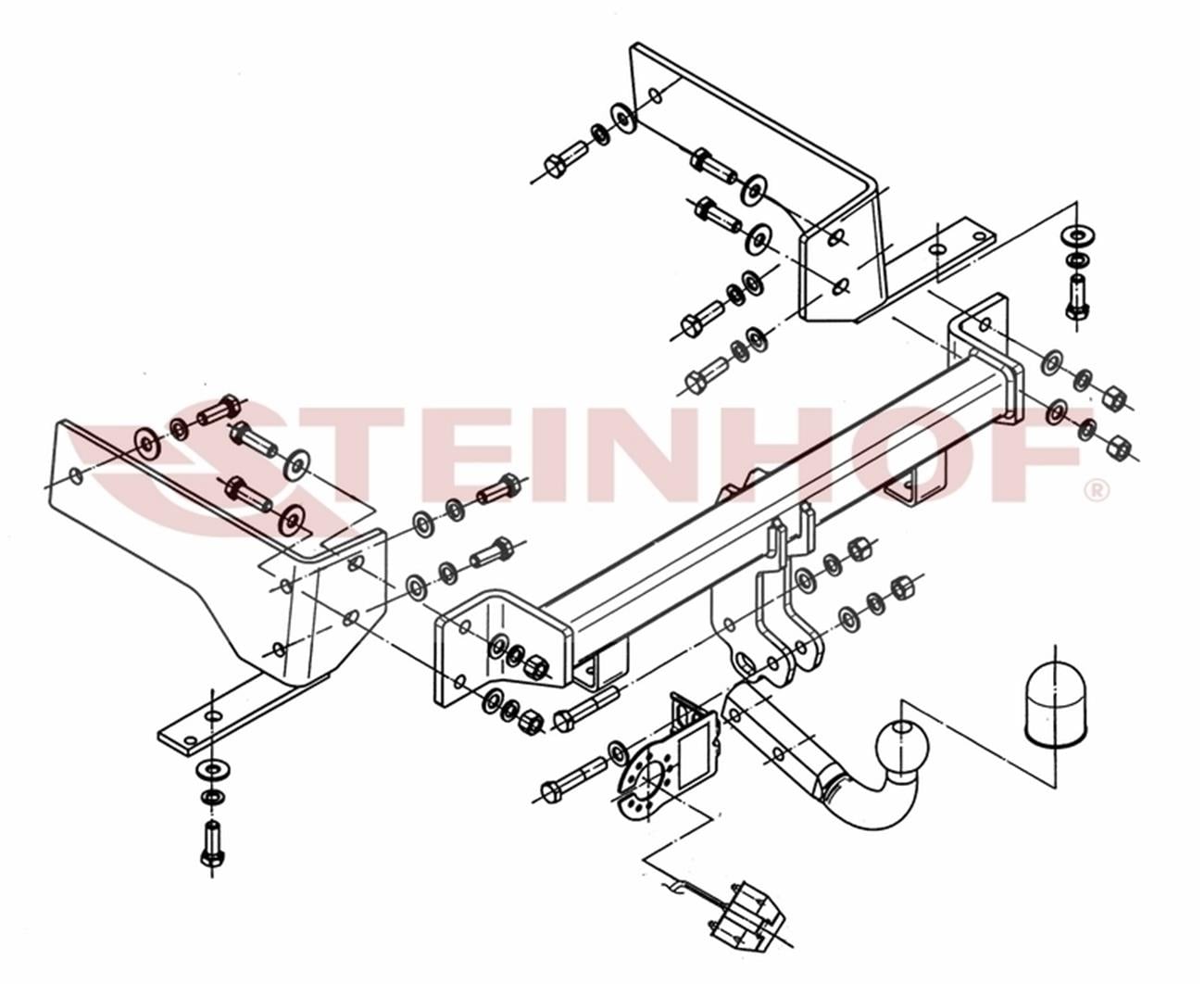 Chevrolet Captiva 2006-2013  Çeki demiri 