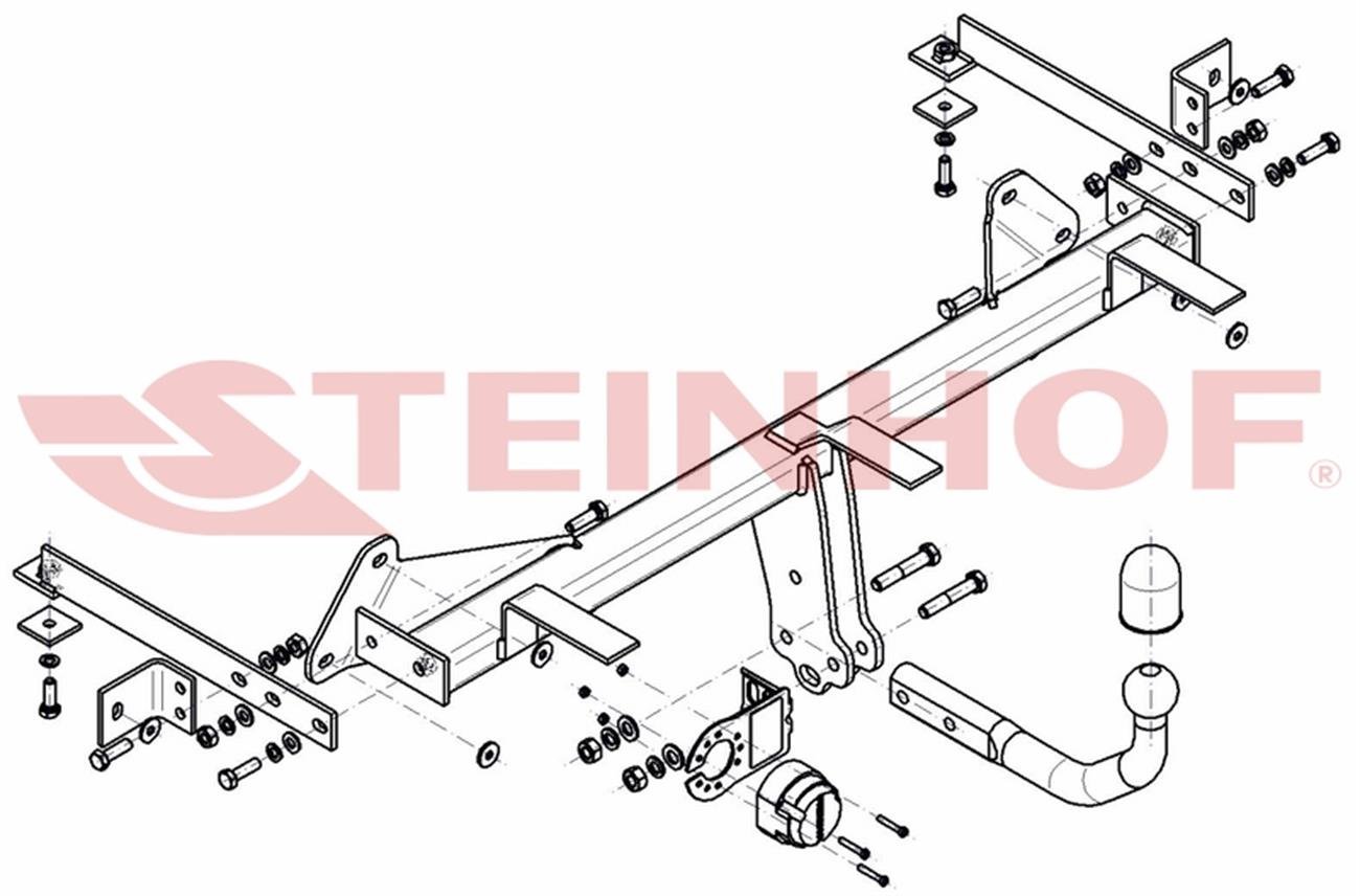 FIAT 500 L Trekking 2012-2007 Çeki demiri