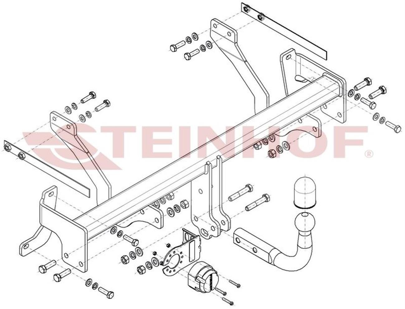 FIAT Doblo Work-Up 2011-2022 Çeki demiri