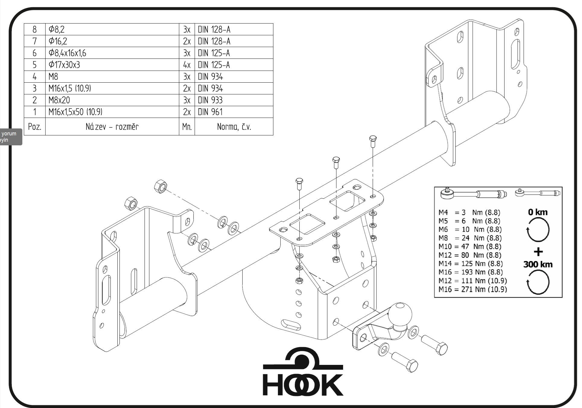 Ford F150  Çeki Demiri