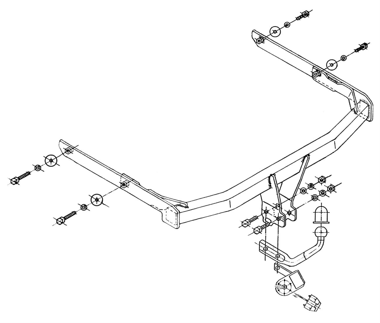 Ford Fusion  2002-2012 Çeki Demiri