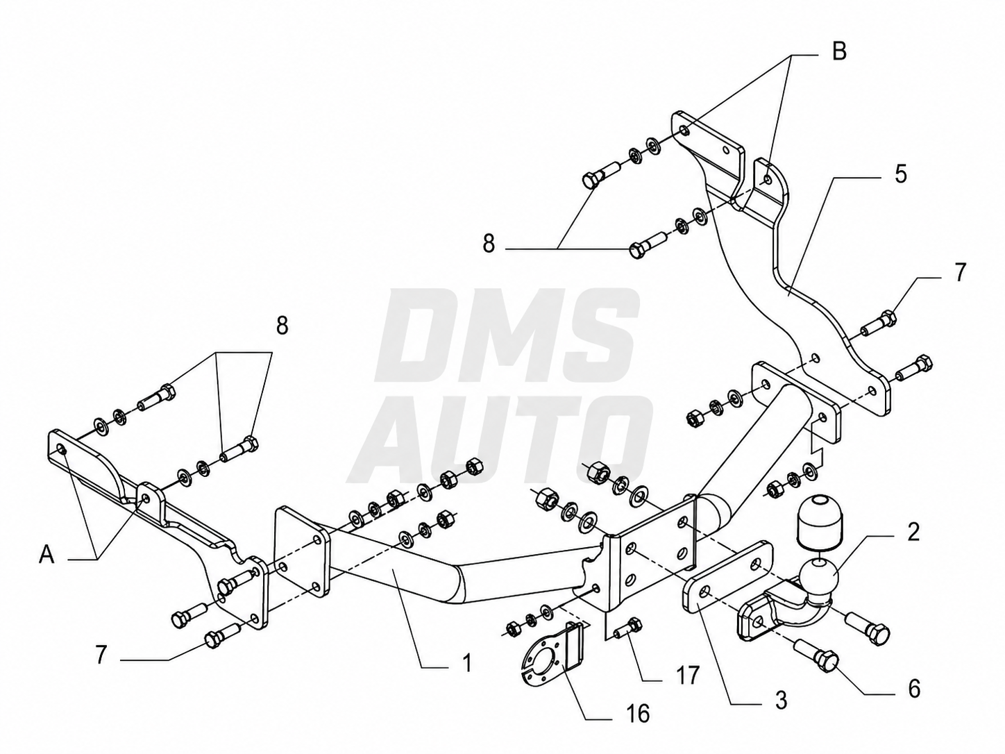Ford Transit Connect 2003-2013   Çeki Demiri