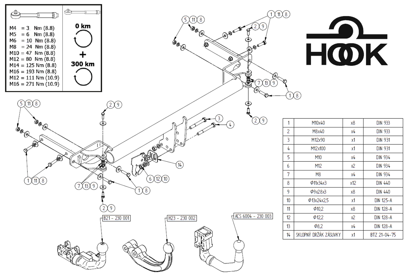 HOOK-KİA Stonic 2020 Sonrası Çeki Demiri