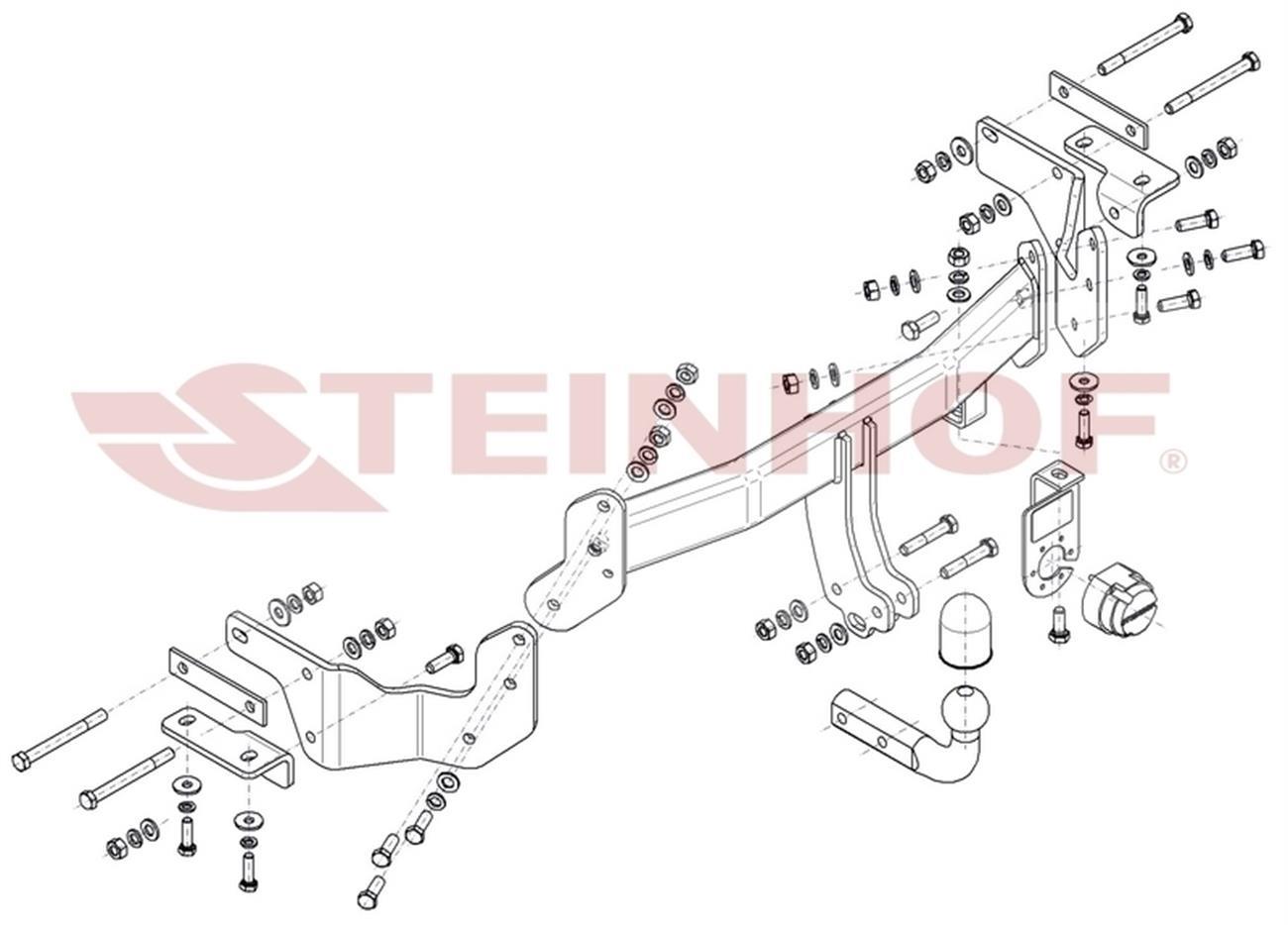 Hyundai Grand Santa Fe 2013-2019 Çeki Demiri