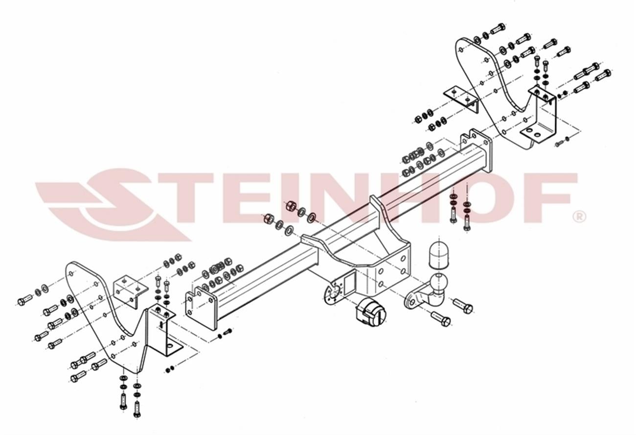 ISUZU D-Max 2007-2012 Çeki demiri