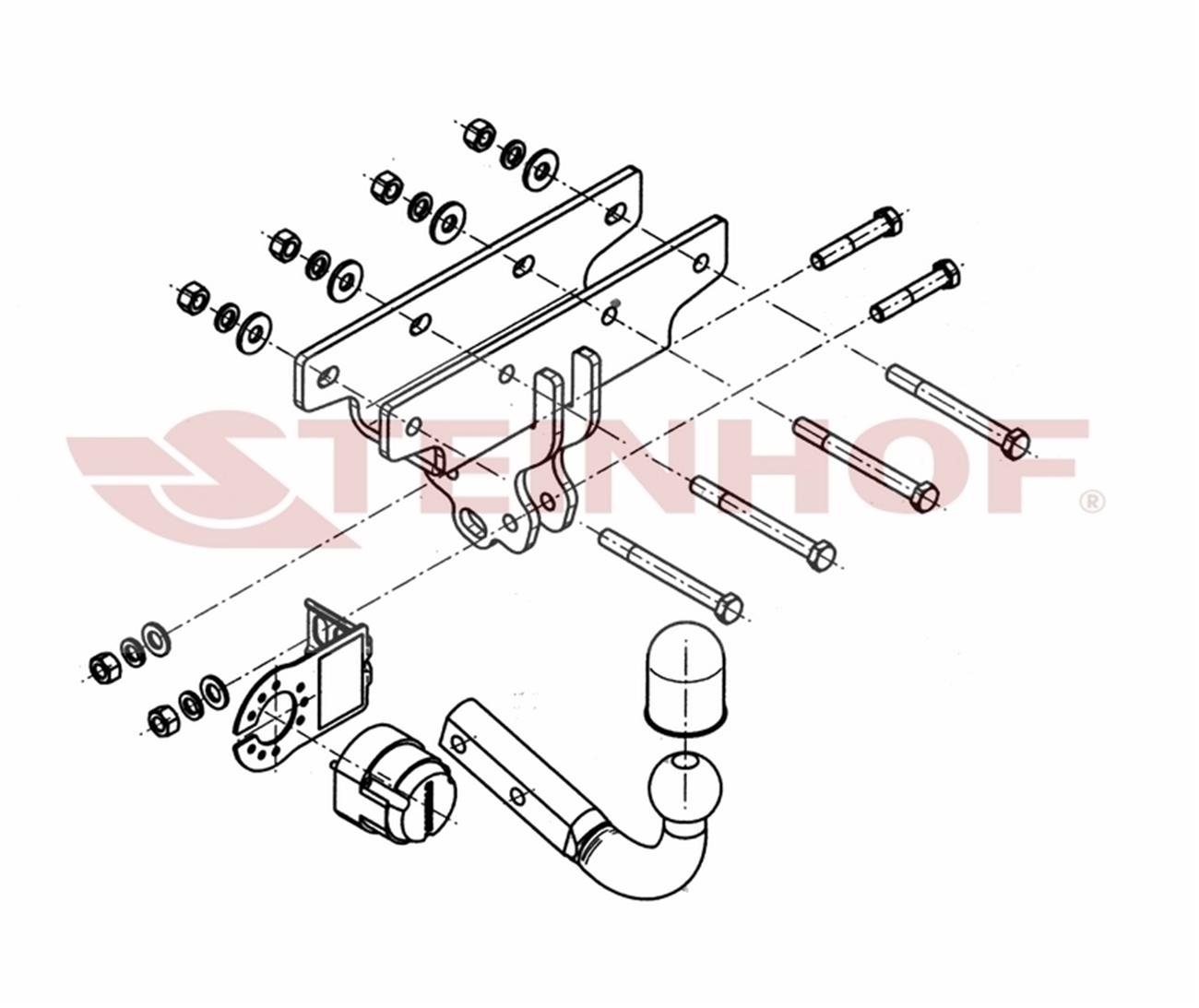 Jeep Wrangler 2007-2018   Çeki Demiri (JK KASA ) 