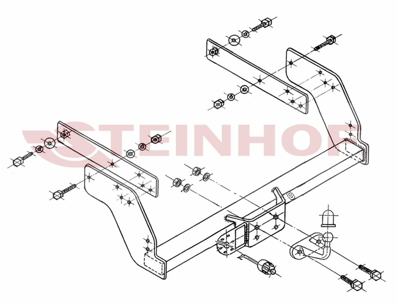 NİSSAN Pickup 2000-2005  Çeki Demiri