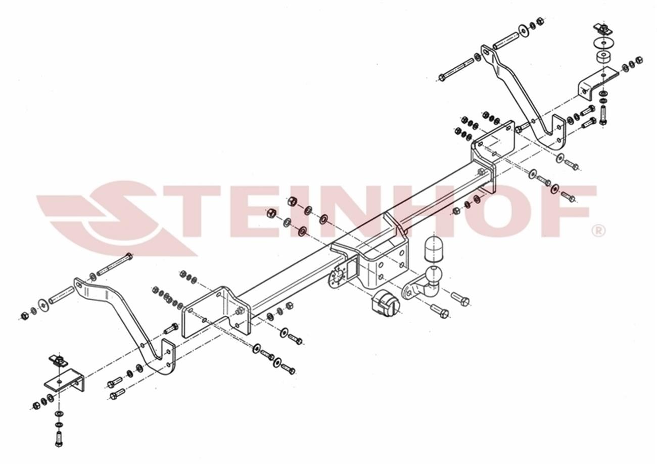 Peugeot Boxer 2006-2014   Çeki Demiri Uzun Şasi