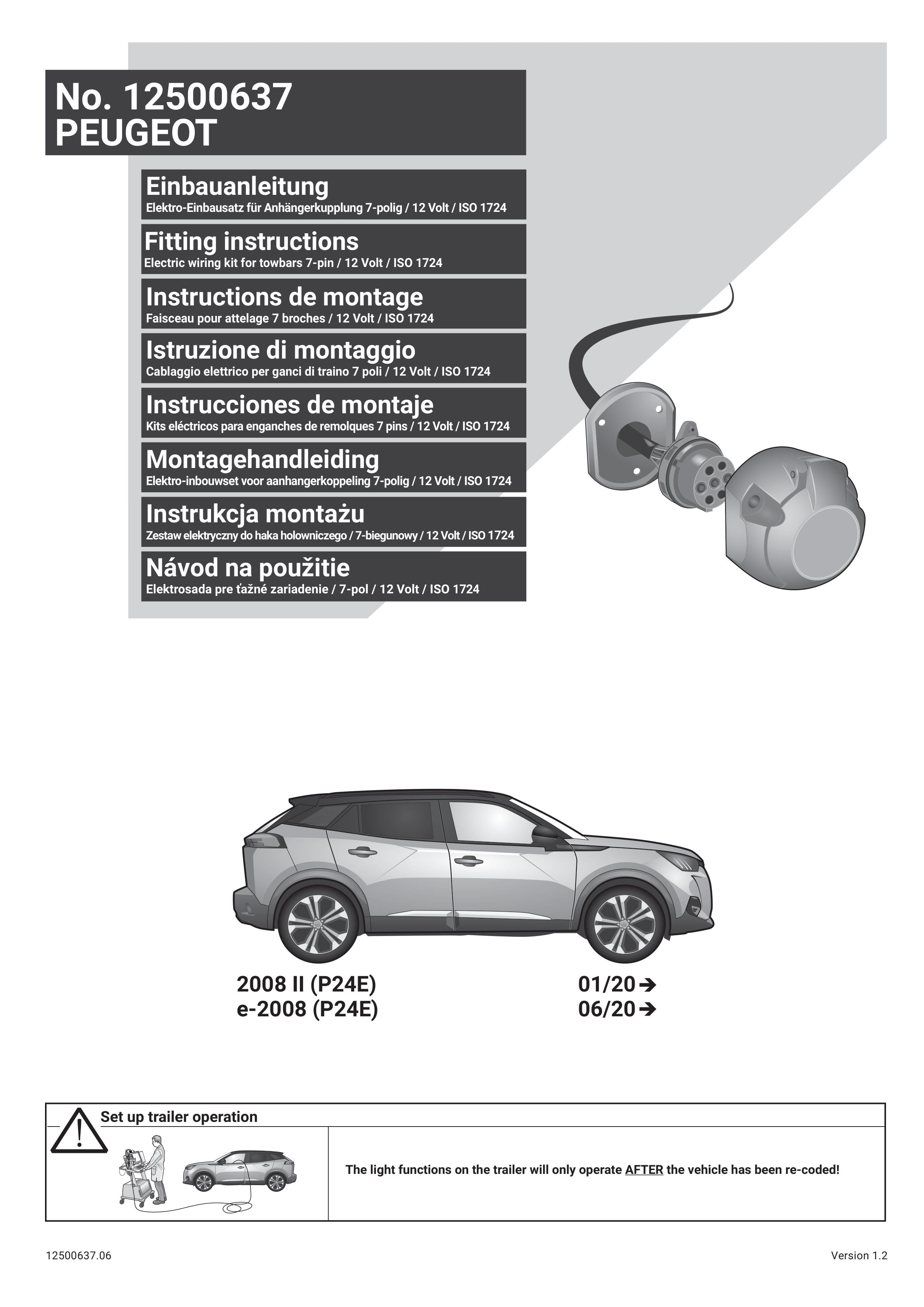 PEUGEOT e-2008 - Facelift | 2023 7 P Orijinal Tesisat