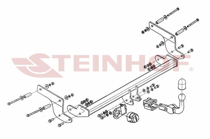 RENAULT Clio 2012-2020 Hatchback Sökülebilir Çeki Demiri